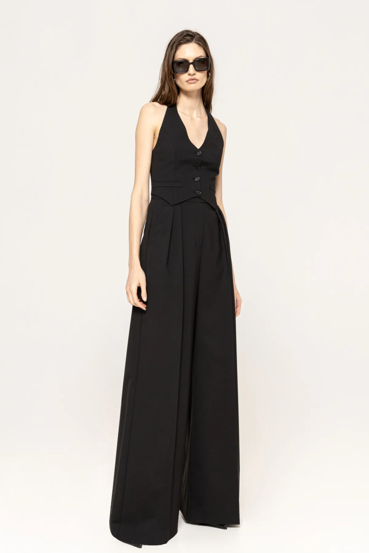 Store Backless halter-neck waistcoat Tops