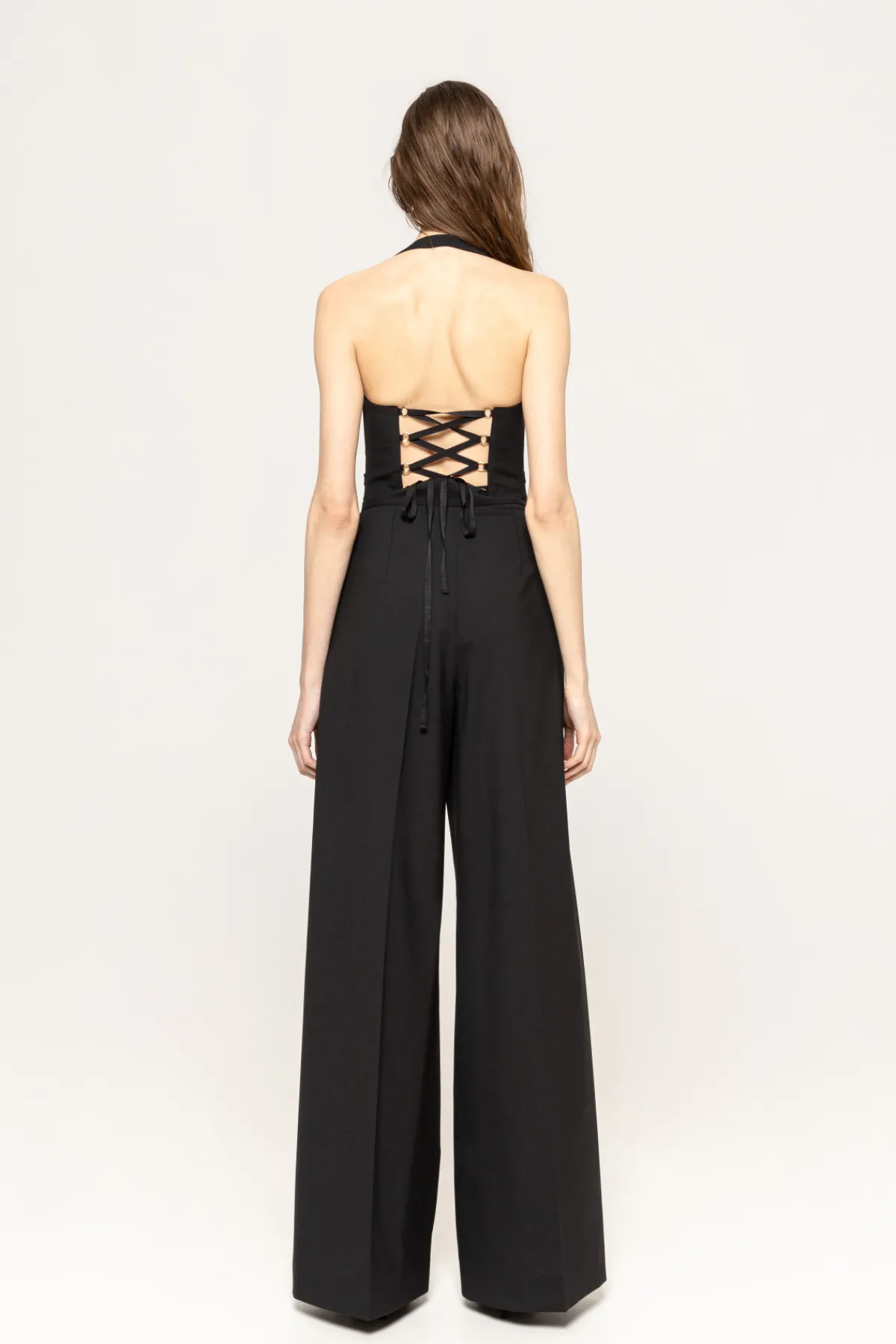 Store Backless halter-neck waistcoat Tops