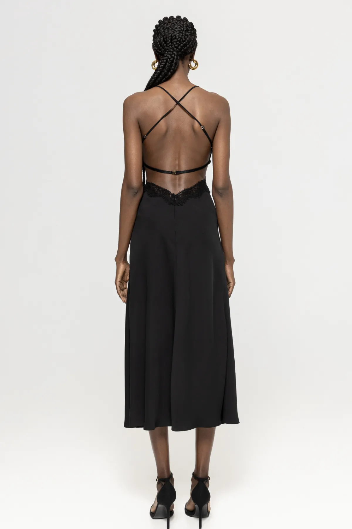 Shop Backless midi dress Dresses