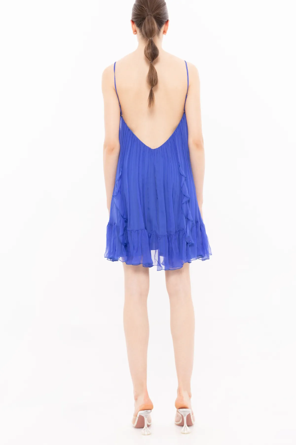 Sale Backless silk mini dress Dresses