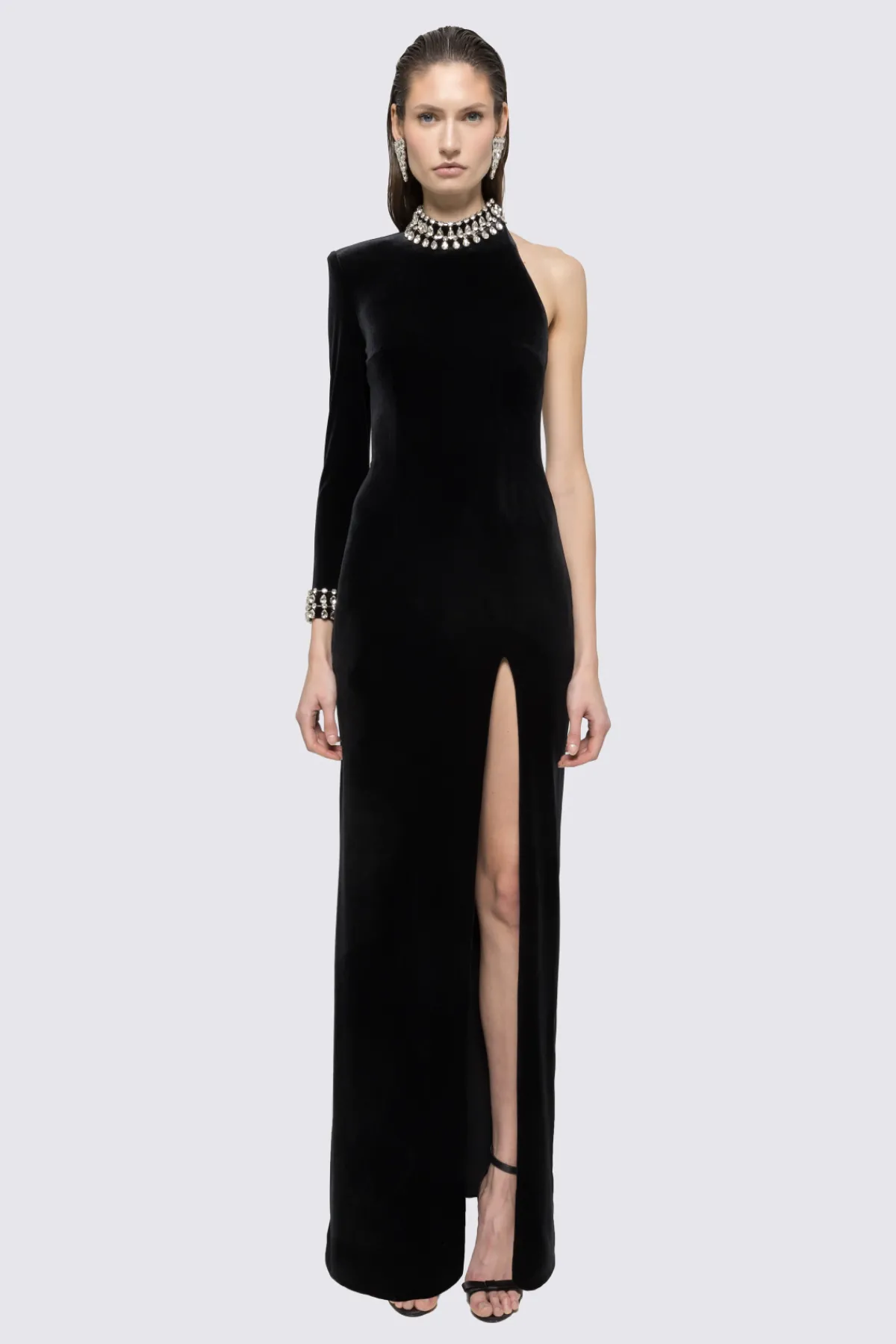 Flash Sale Backless velvet maxi dress Dresses