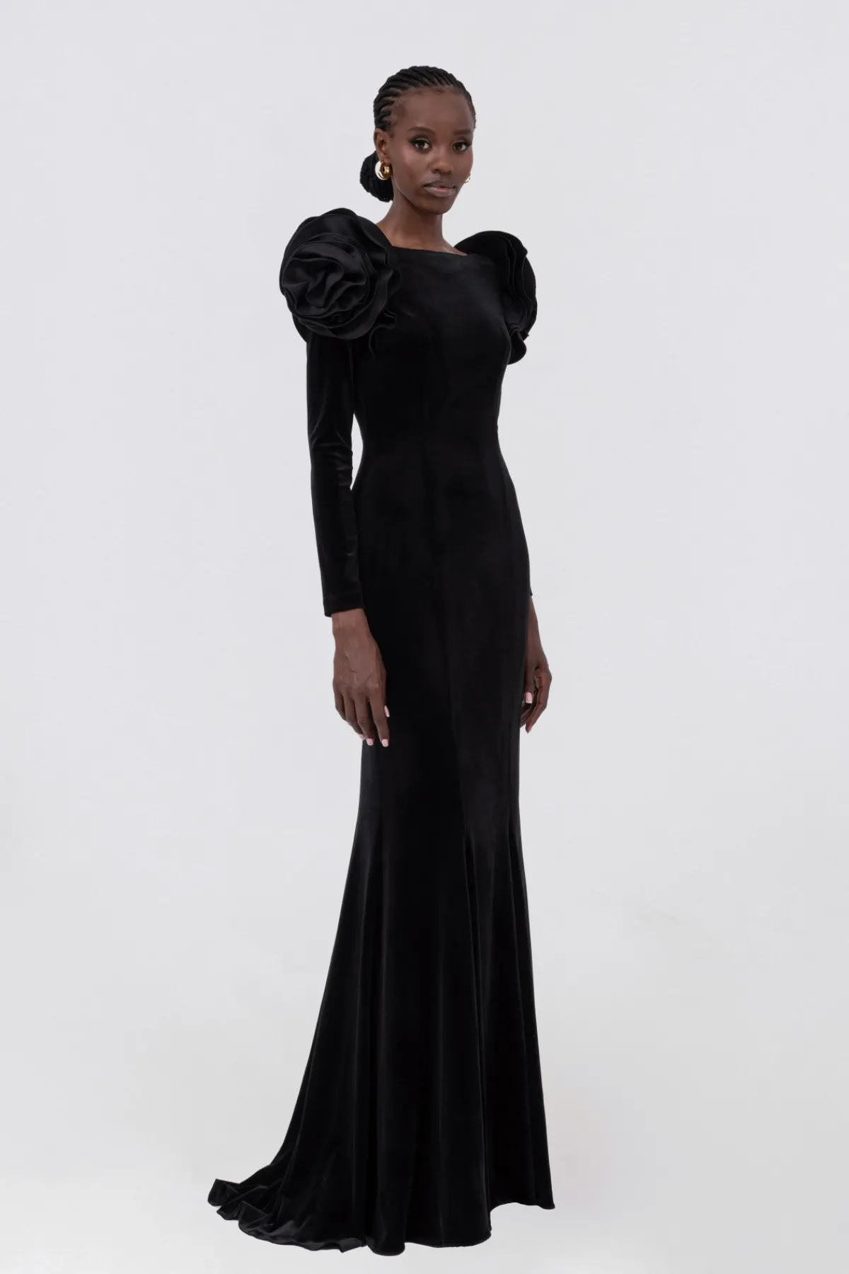 Discount Backless velvet maxi dress Dresses