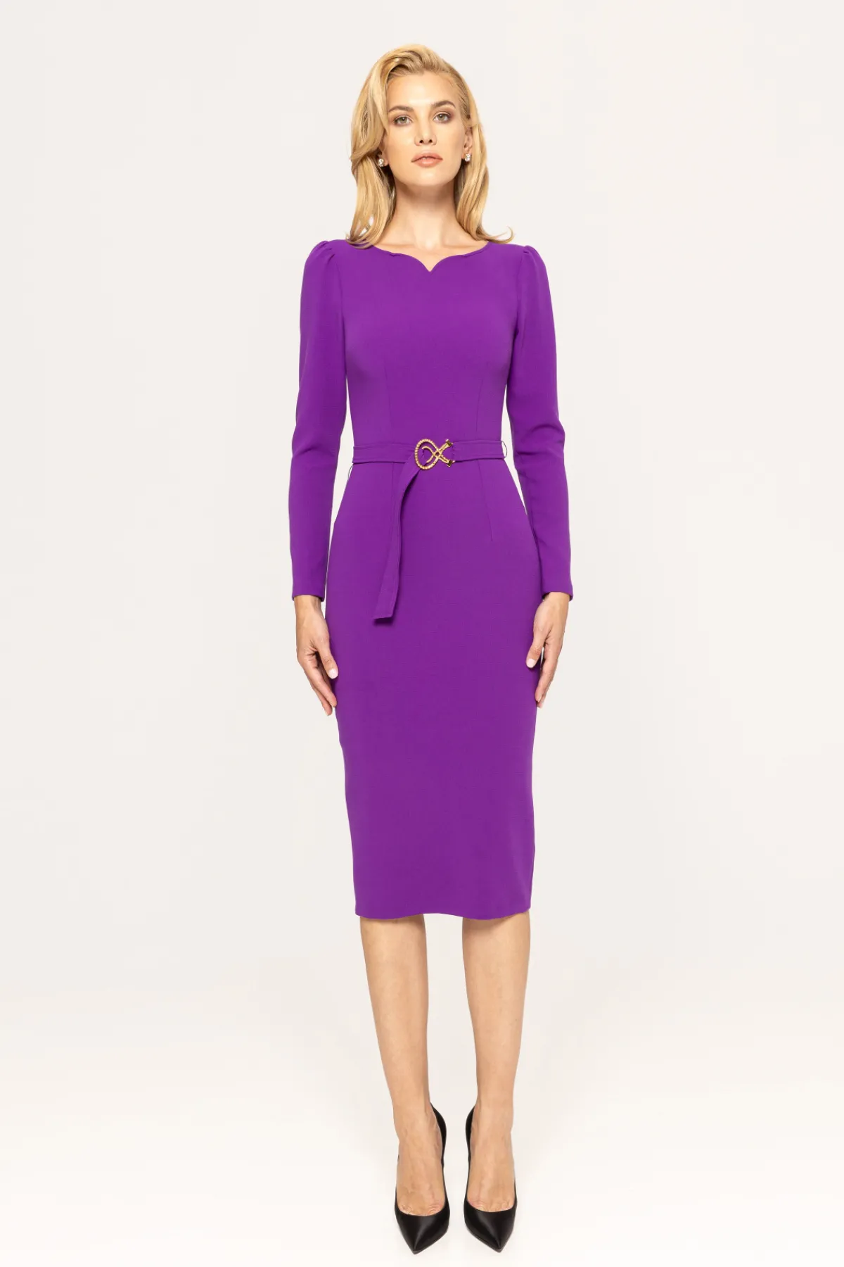 Flash Sale Belted midi dress Dresses