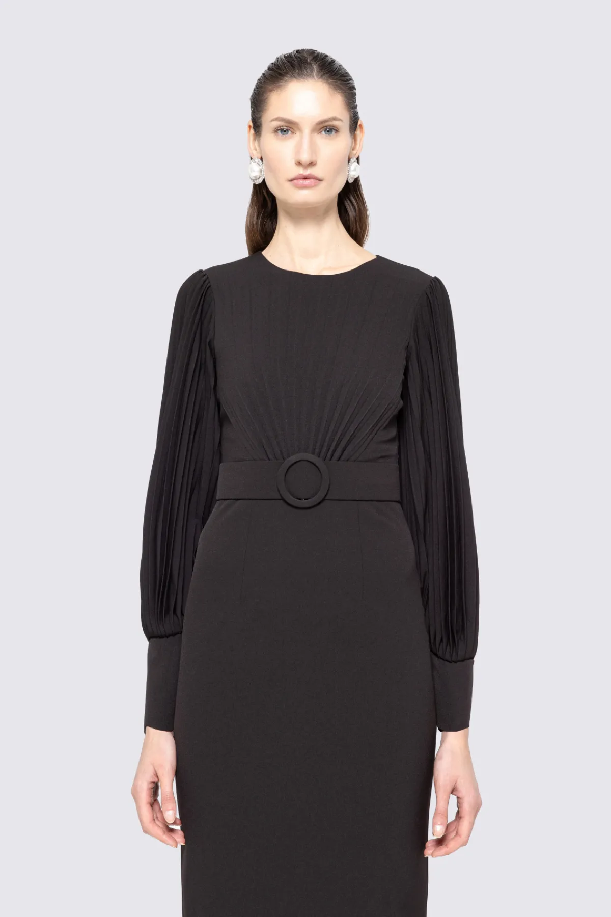 New Belted pencil midi dress Dresses