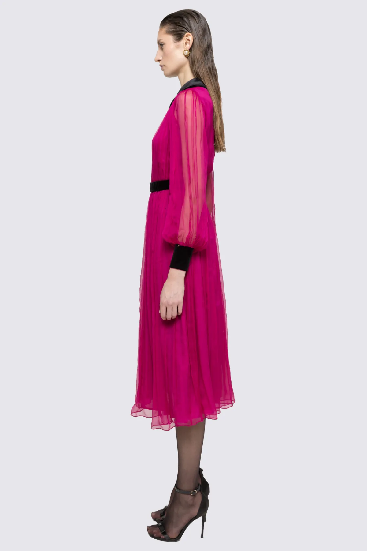 Flash Sale Belted silk midi dress Dresses