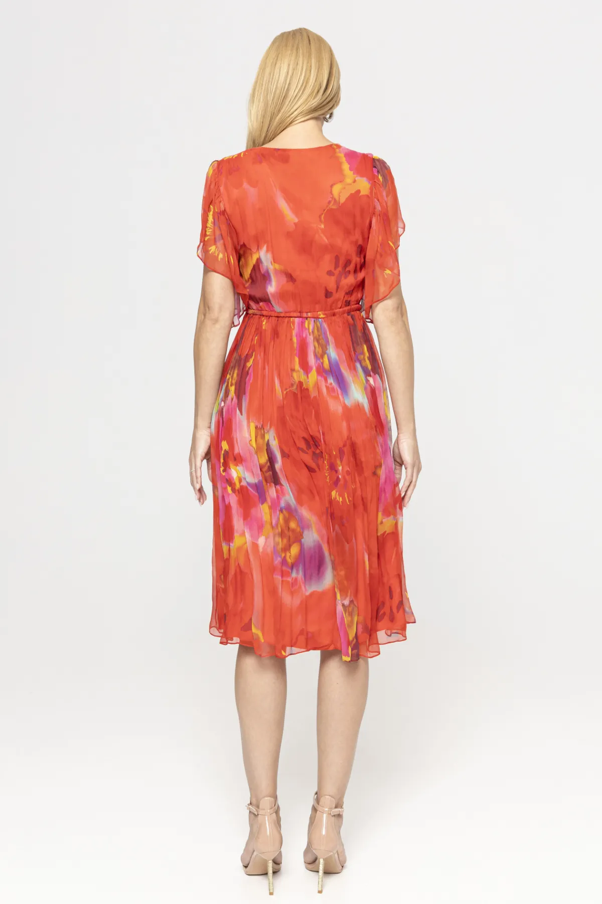 Discount Belted silk midi dress Dresses