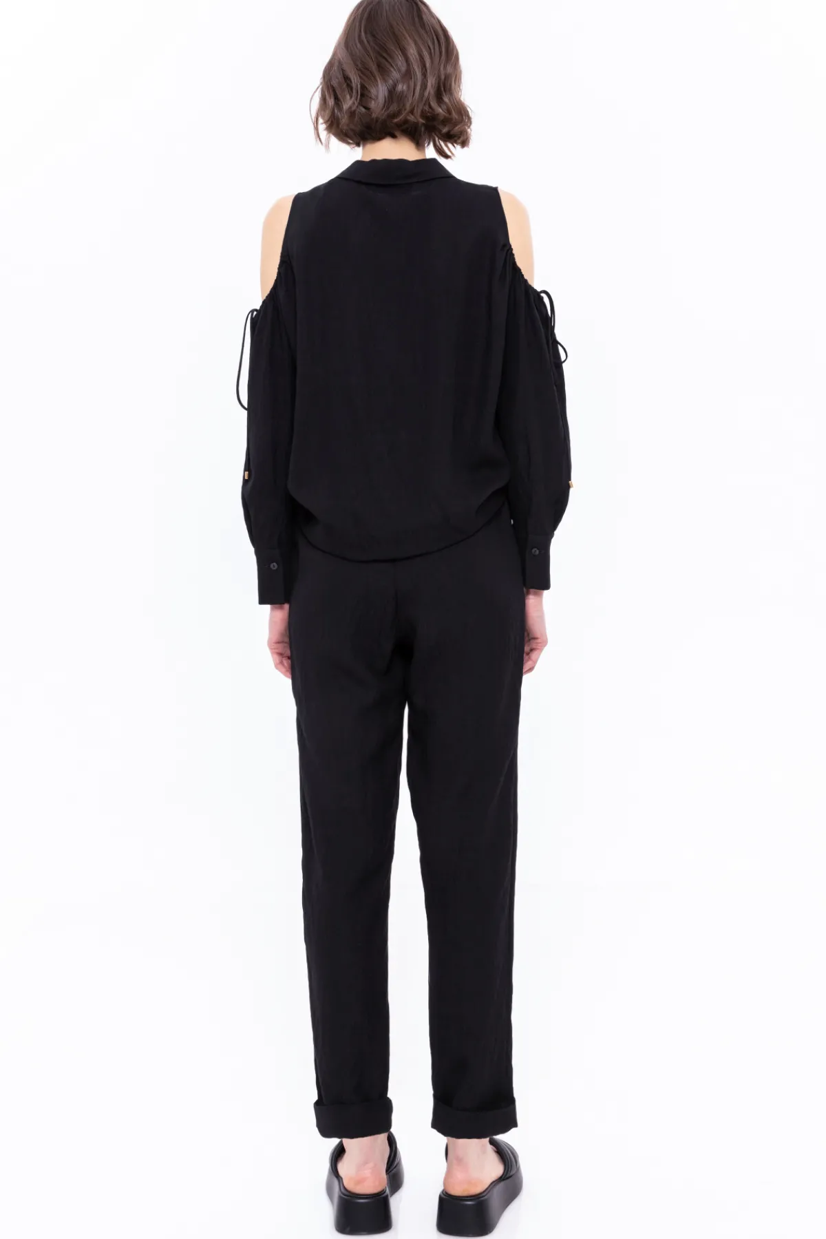 Discount Belted viscose pants Pants