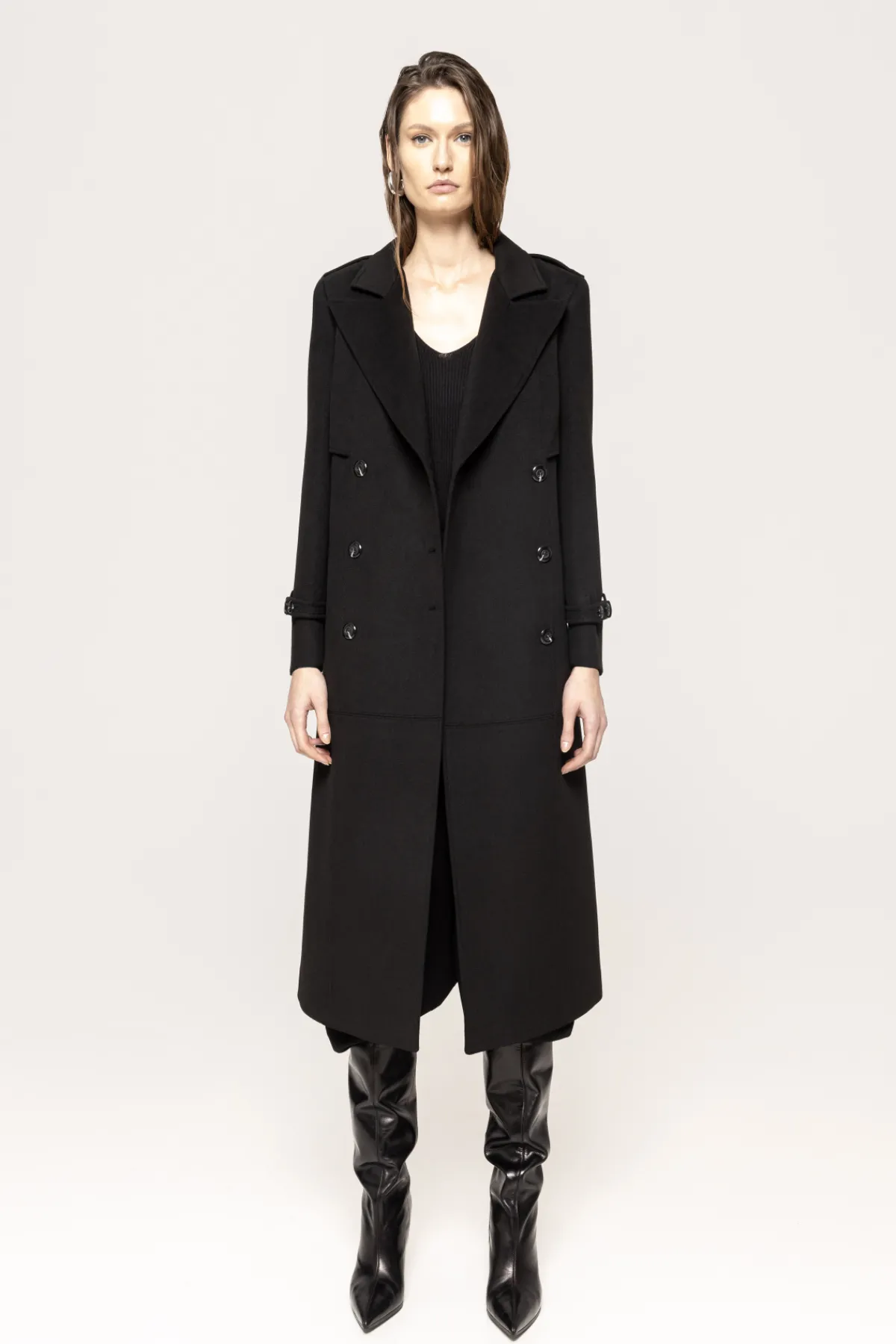 Online Belted wrap coat Coats