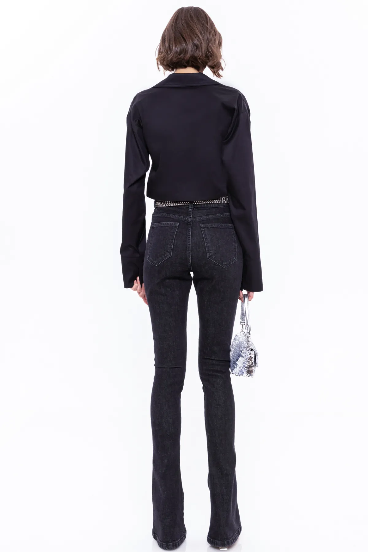 Cheap Cropped cotton poplin shirt Tops