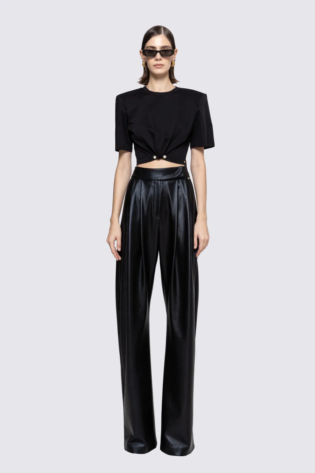 Shop Cropped cotton top Tops