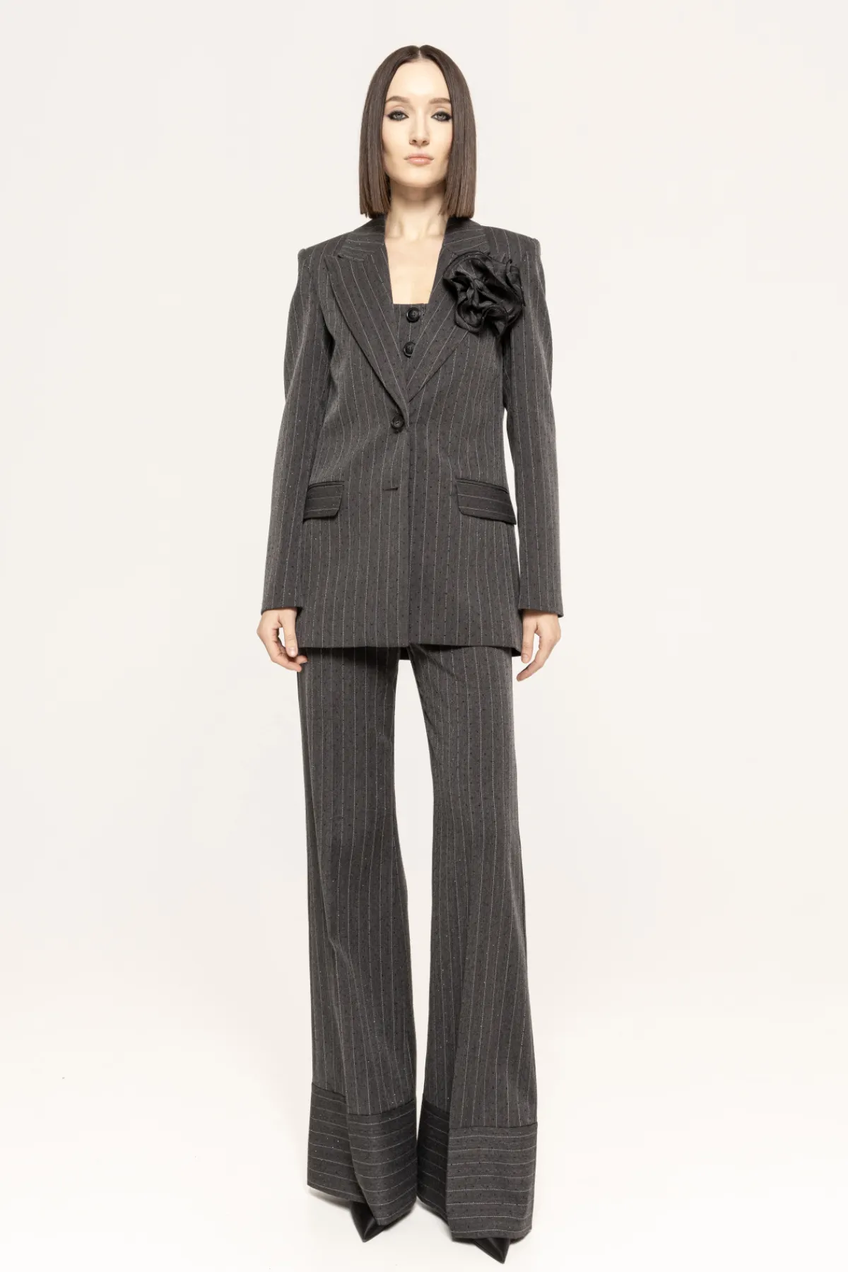 Cheap Crystal embellished blazer Jackets