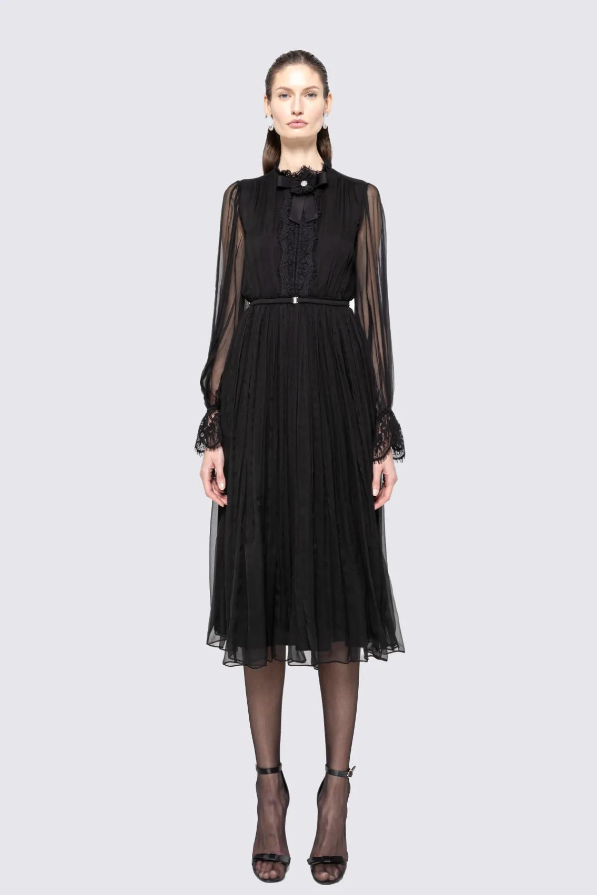 Cheap Crystal-detail silk midi dress Dresses