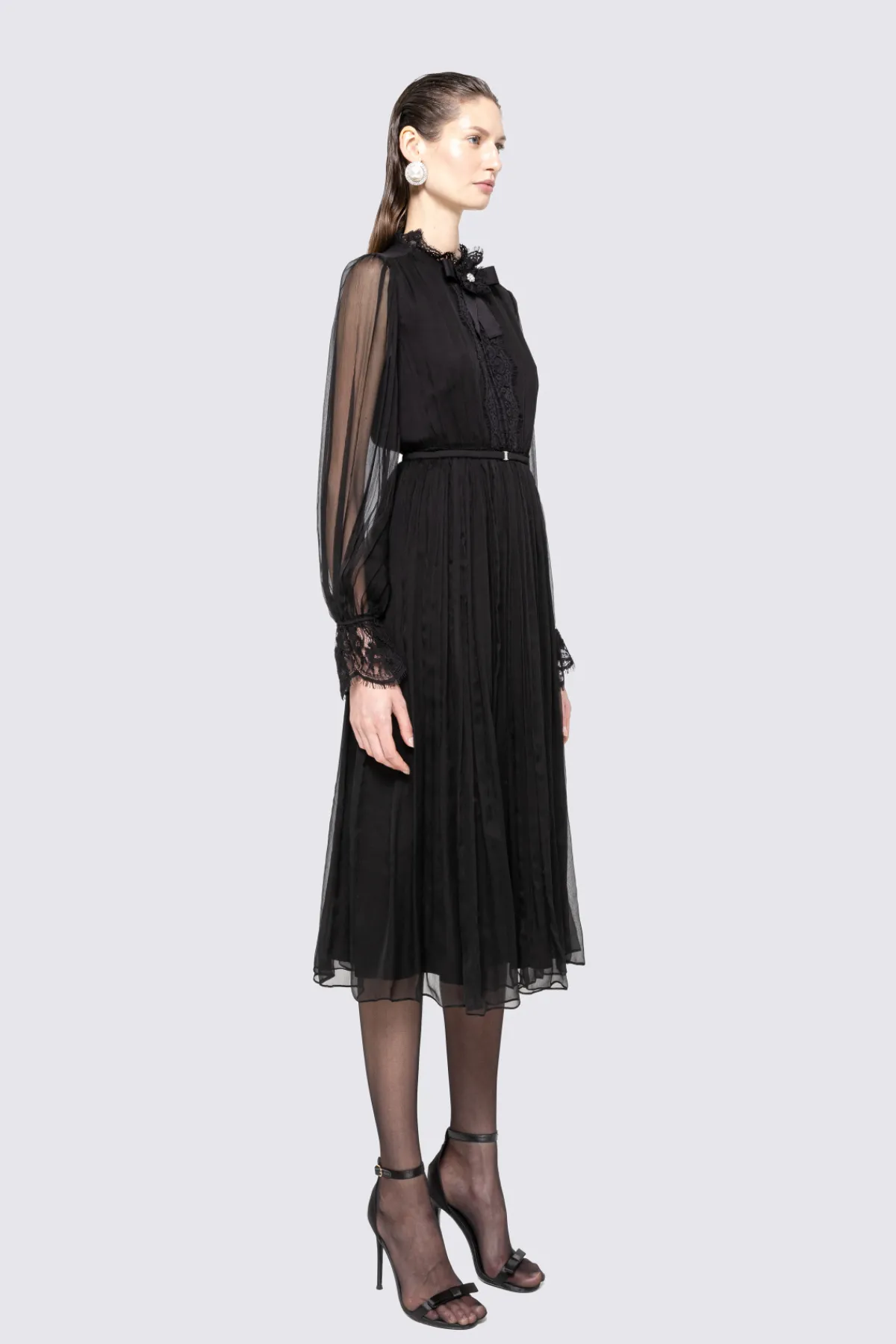 Cheap Crystal-detail silk midi dress Dresses