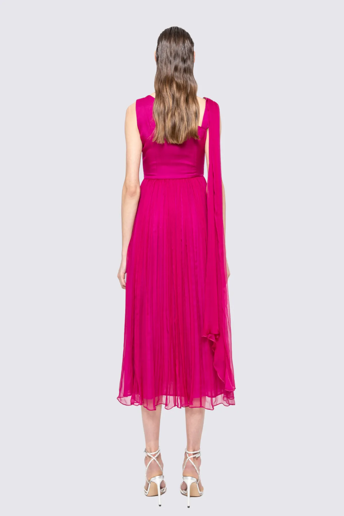 Cheap Crystal-detail silk midi dress Dresses