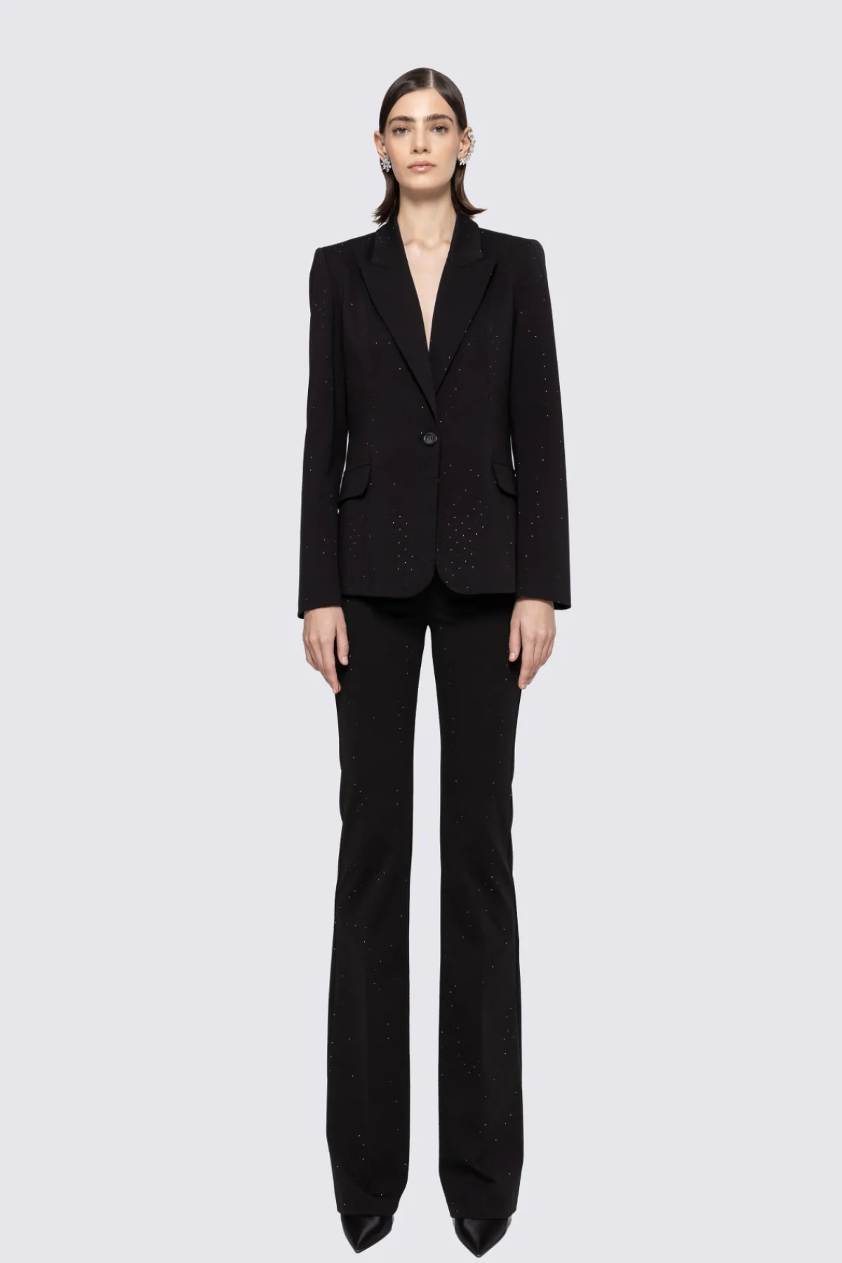Outlet Crystal-embellished cotton pants Pants