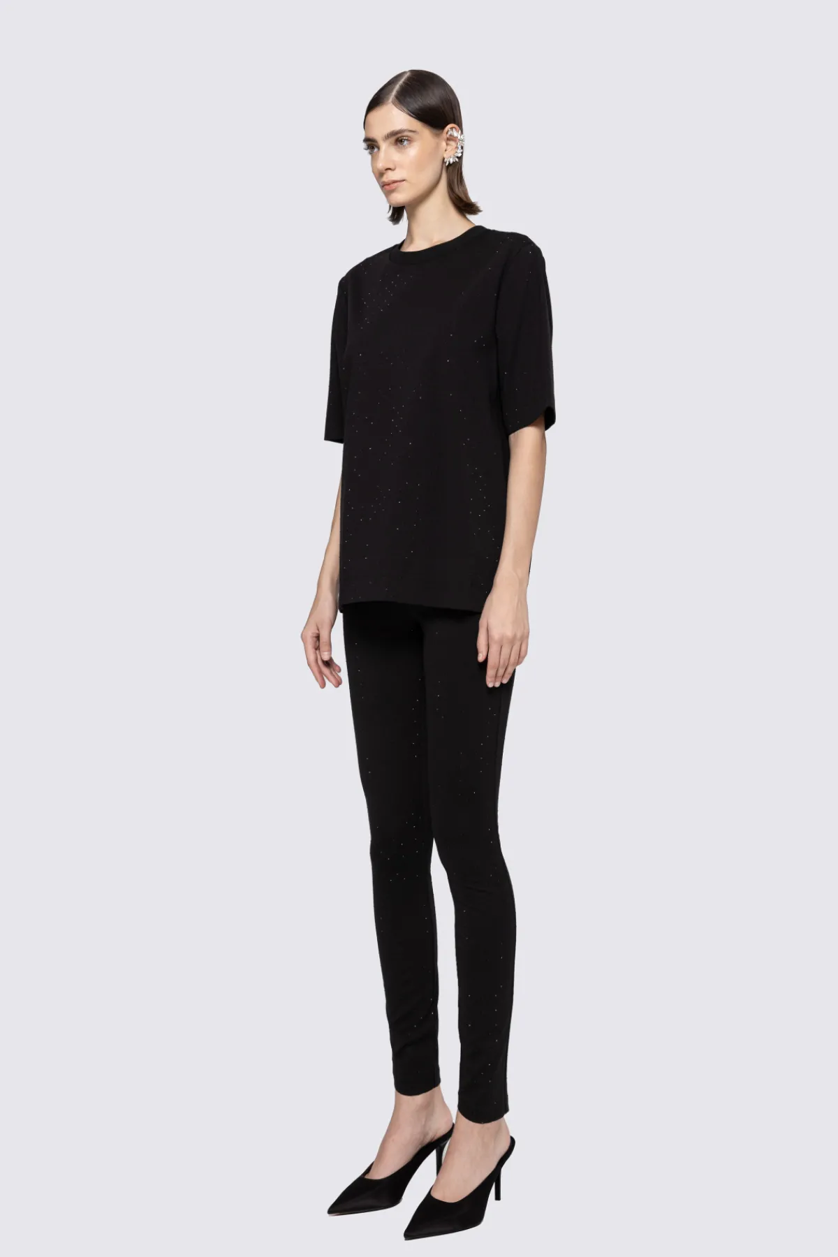 Cheap Crystal-embellished cotton top Tops