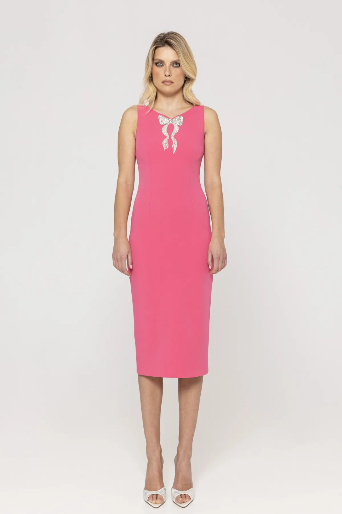 New Crystal-embellished crepe dress Dresses