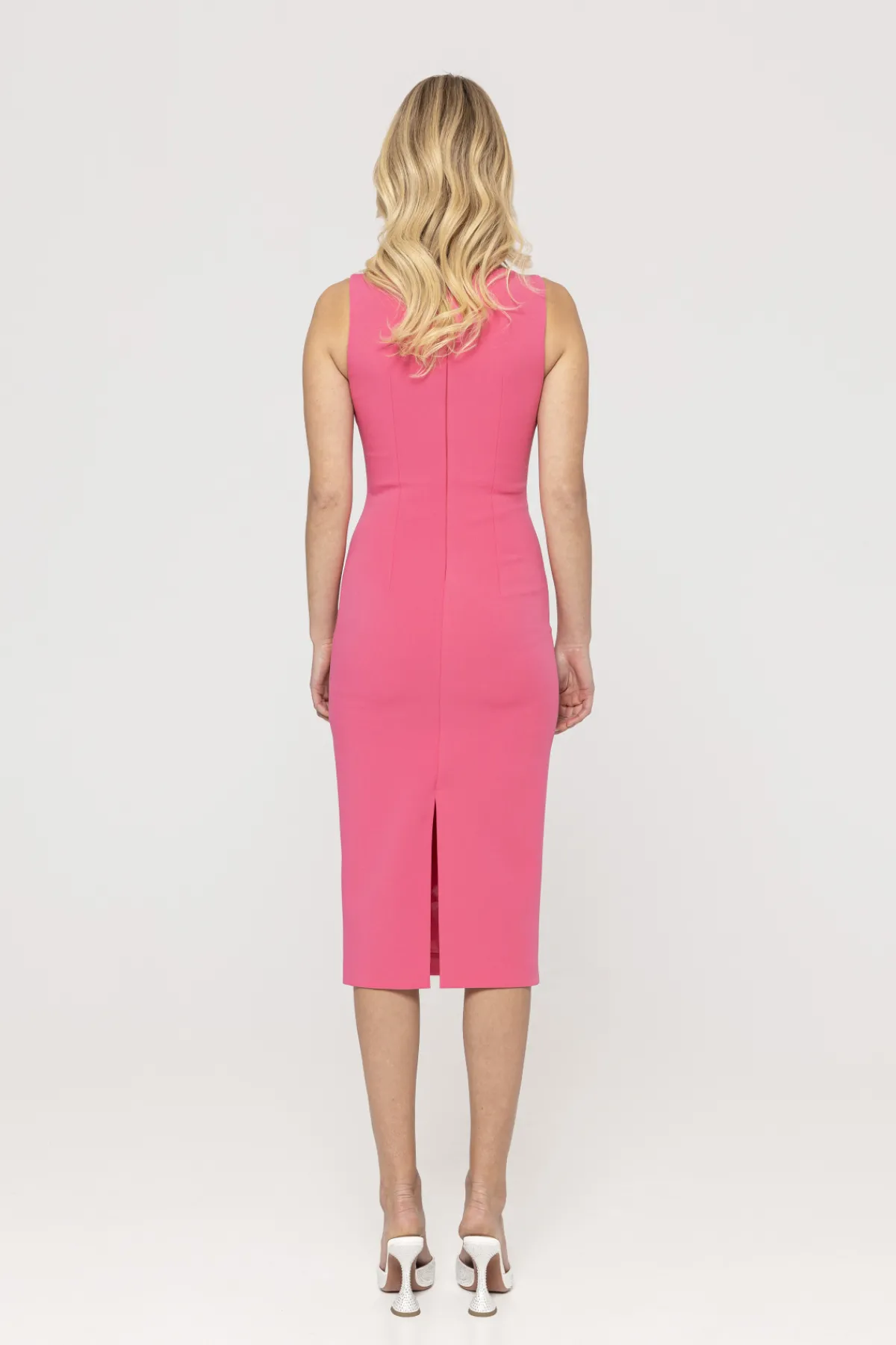 New Crystal-embellished crepe dress Dresses