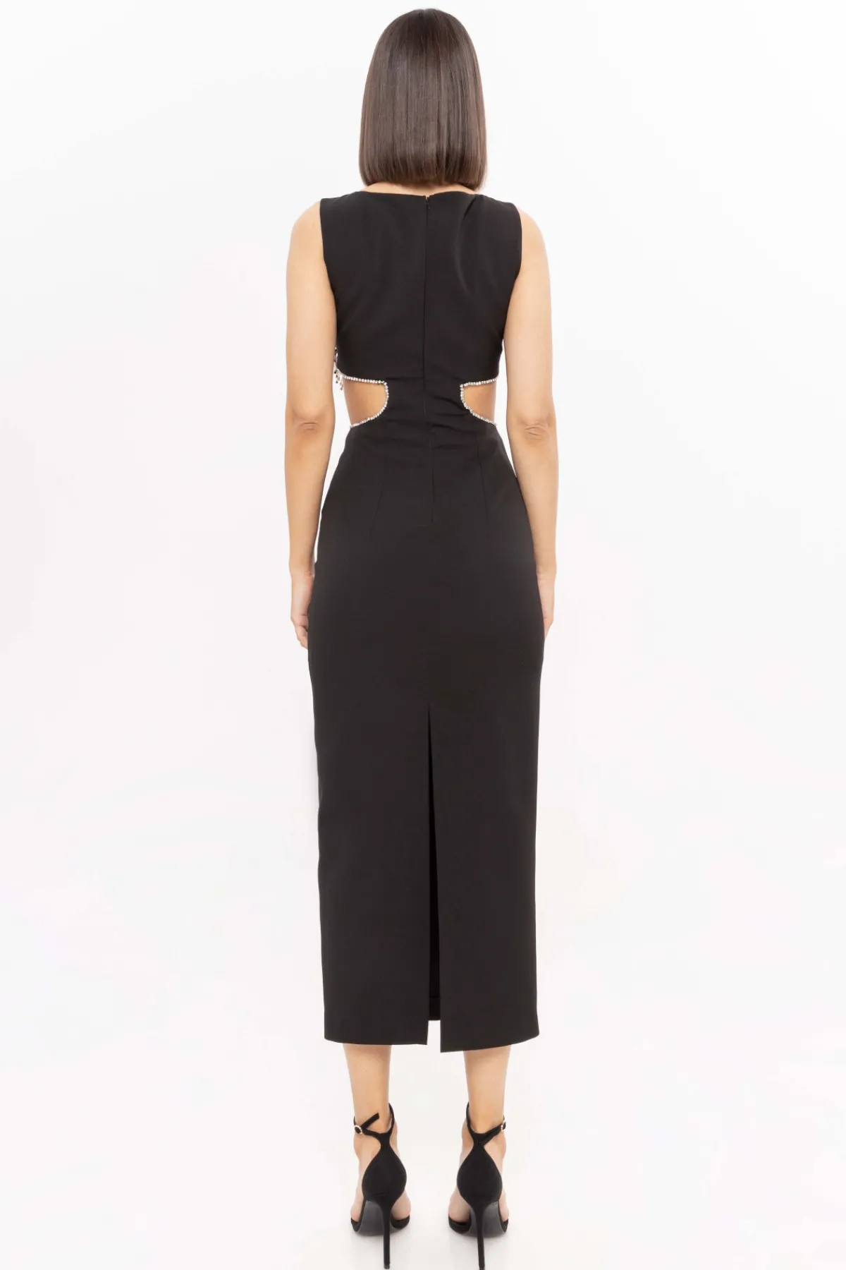 Clearance Crystal-embellished cut-out dress Dresses