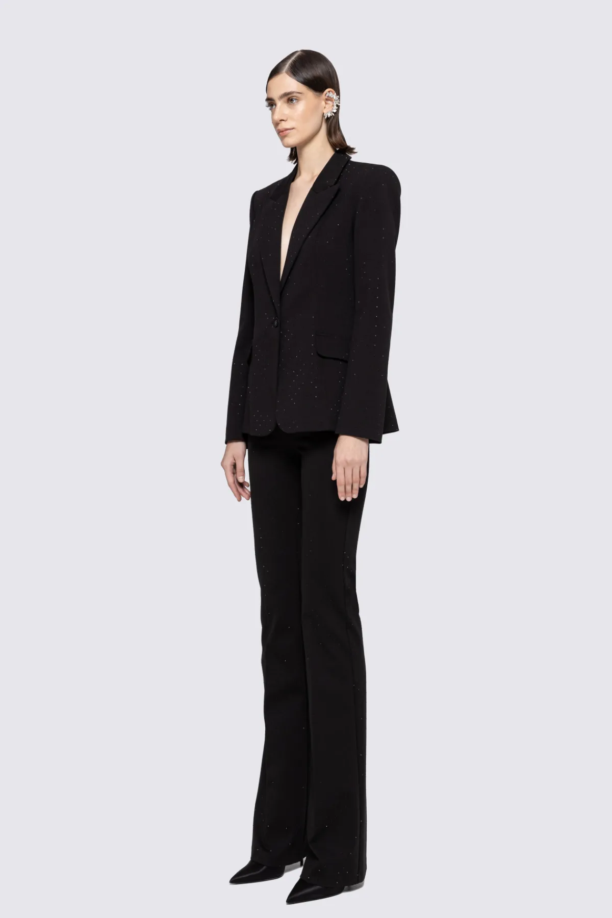 Online Crystal-embellished fitted blazer Jackets