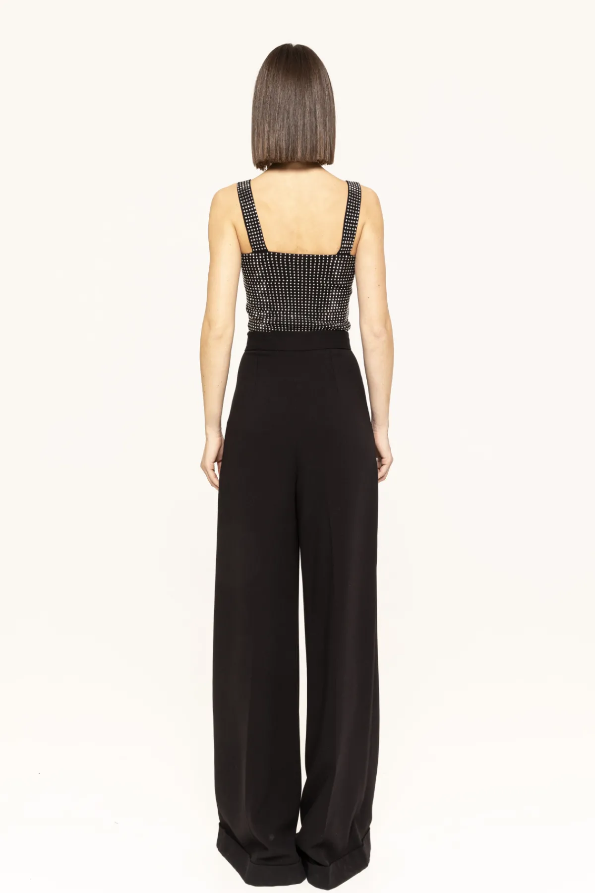Cheap Crystal-embellished knitted top Tops