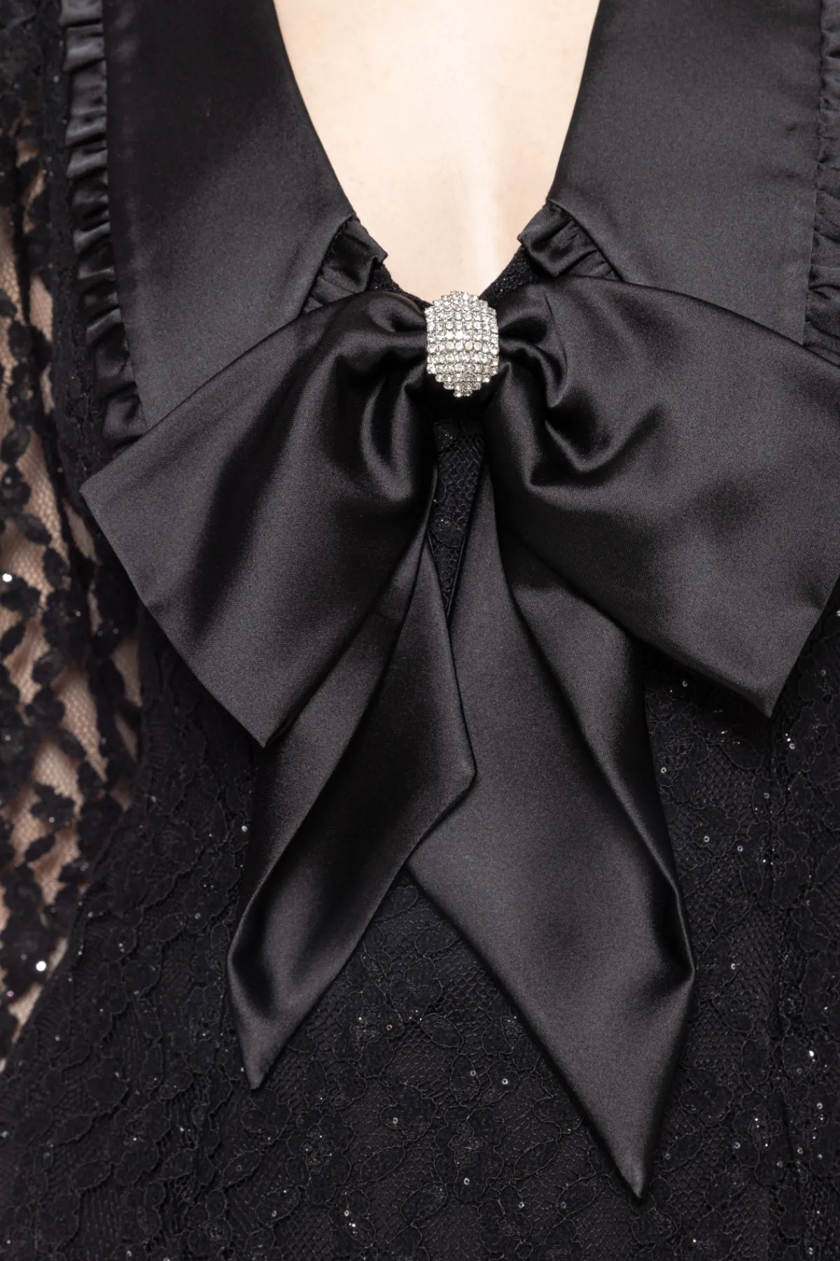 Best Crystal-embellished lace midi dress Dresses