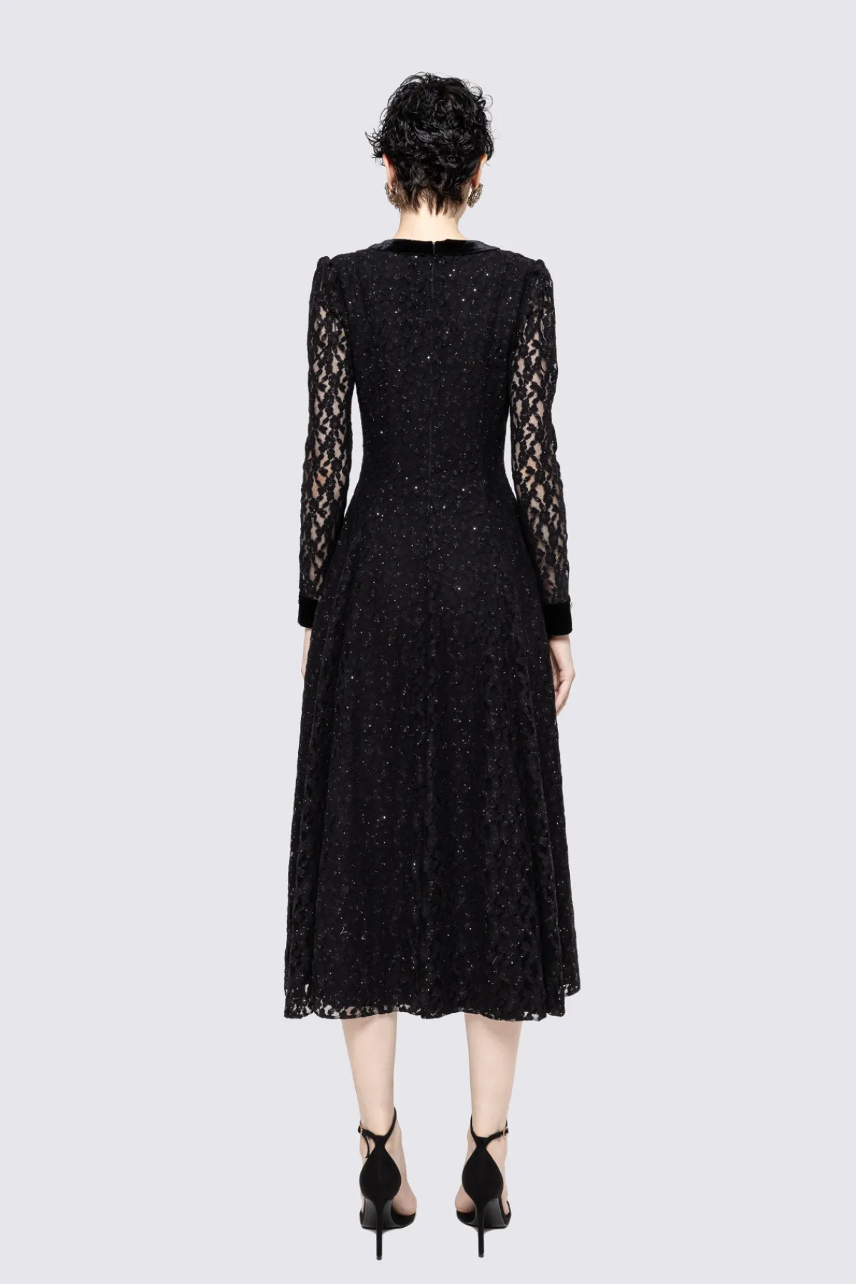 Store Crystal-embellished lace midi dress Dresses