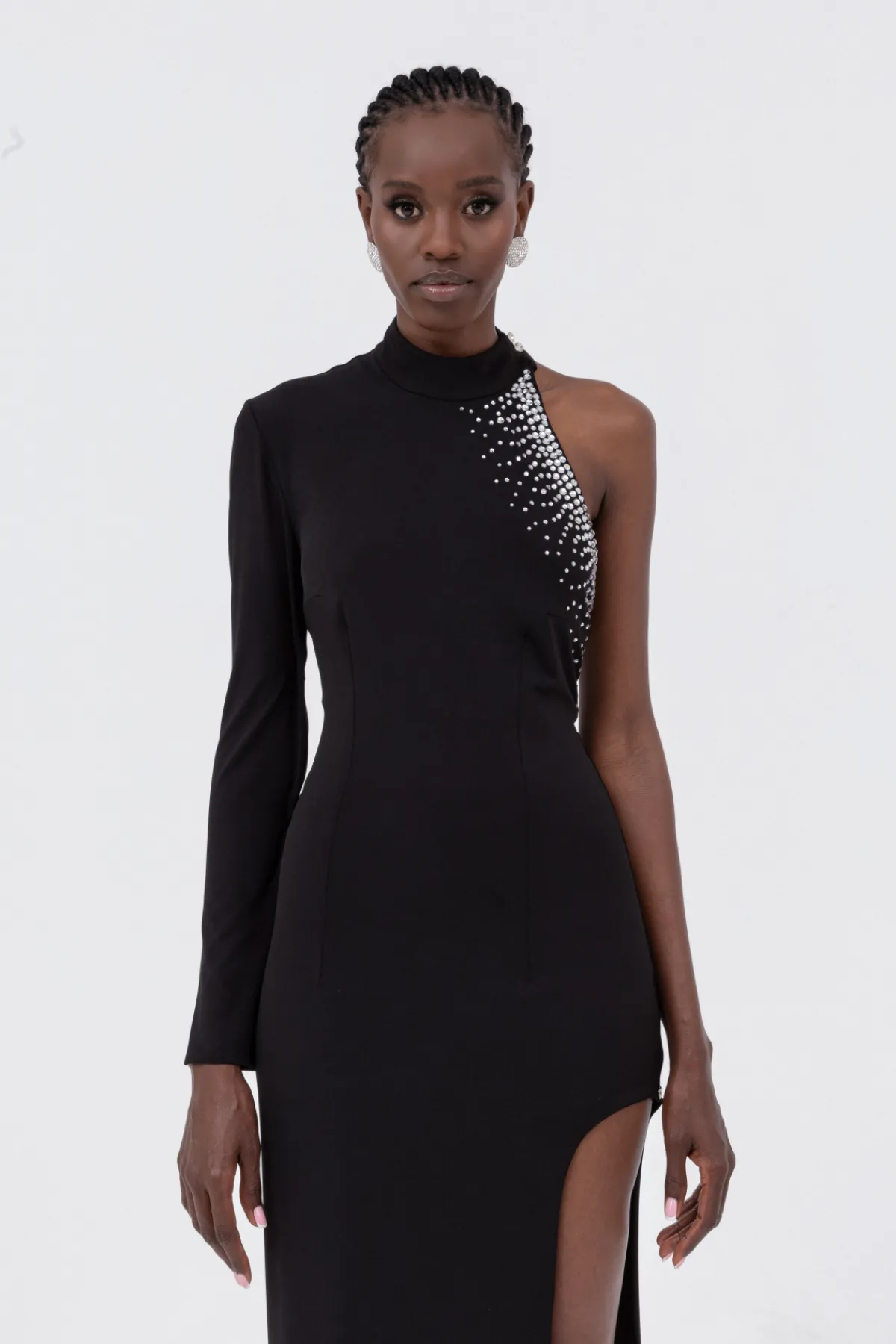 Cheap Crystal-embellished midi dress Dresses