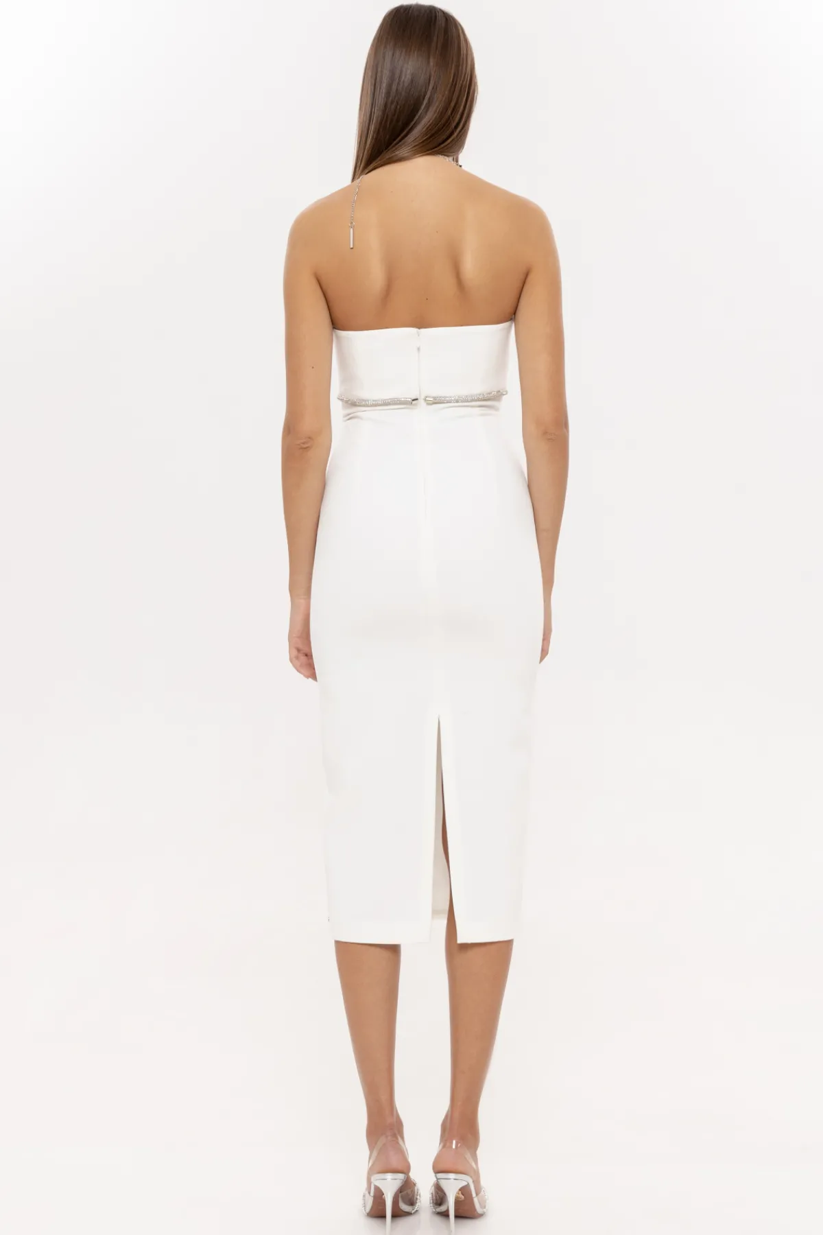 Cheap Crystal-embellished midi dress Dresses