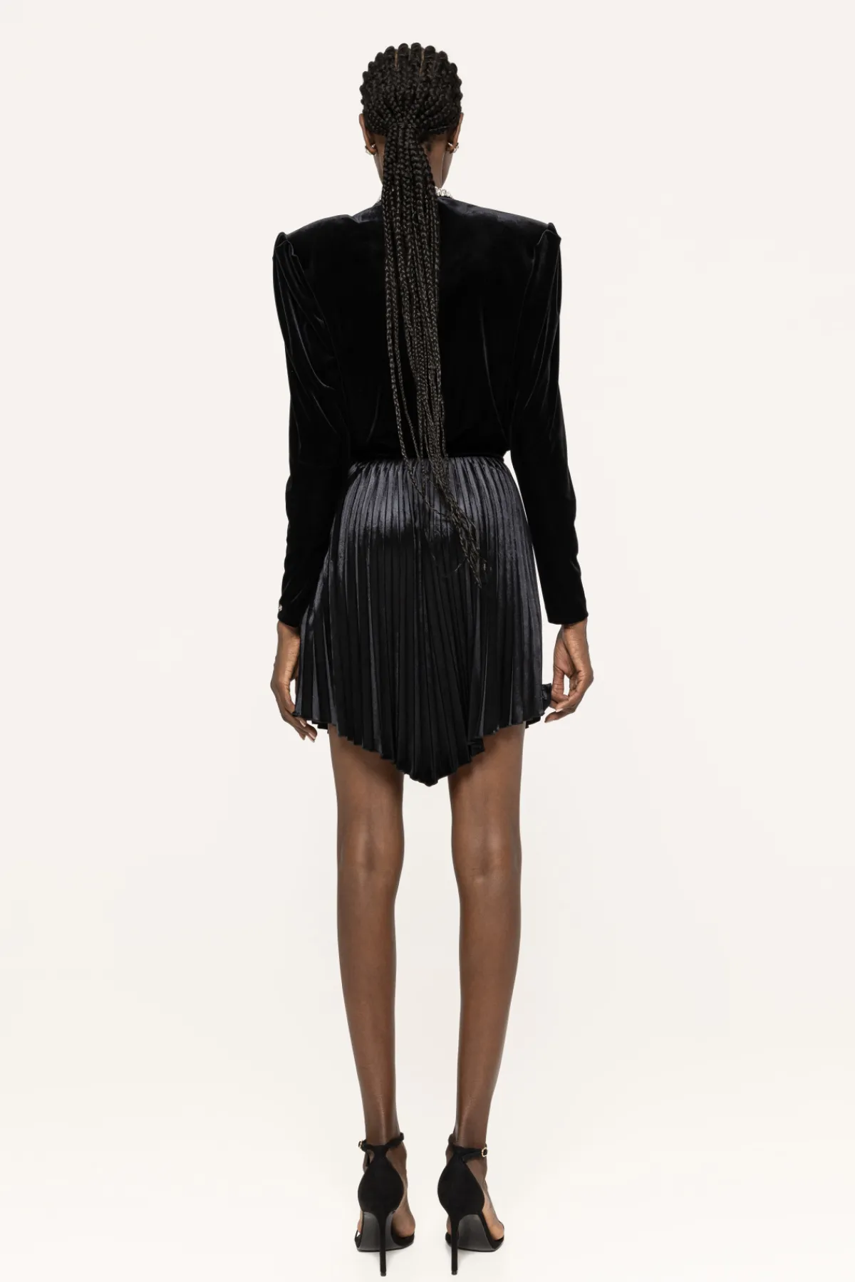 Hot Crystal-embellished pleated dress Dresses