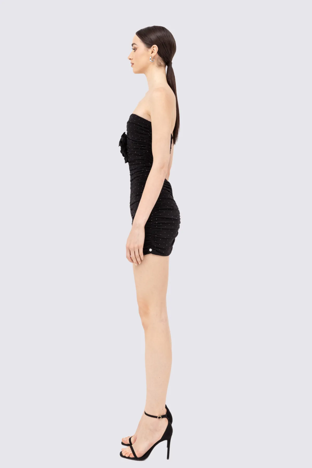 Store Crystal-embellished ruched midi dress Dresses