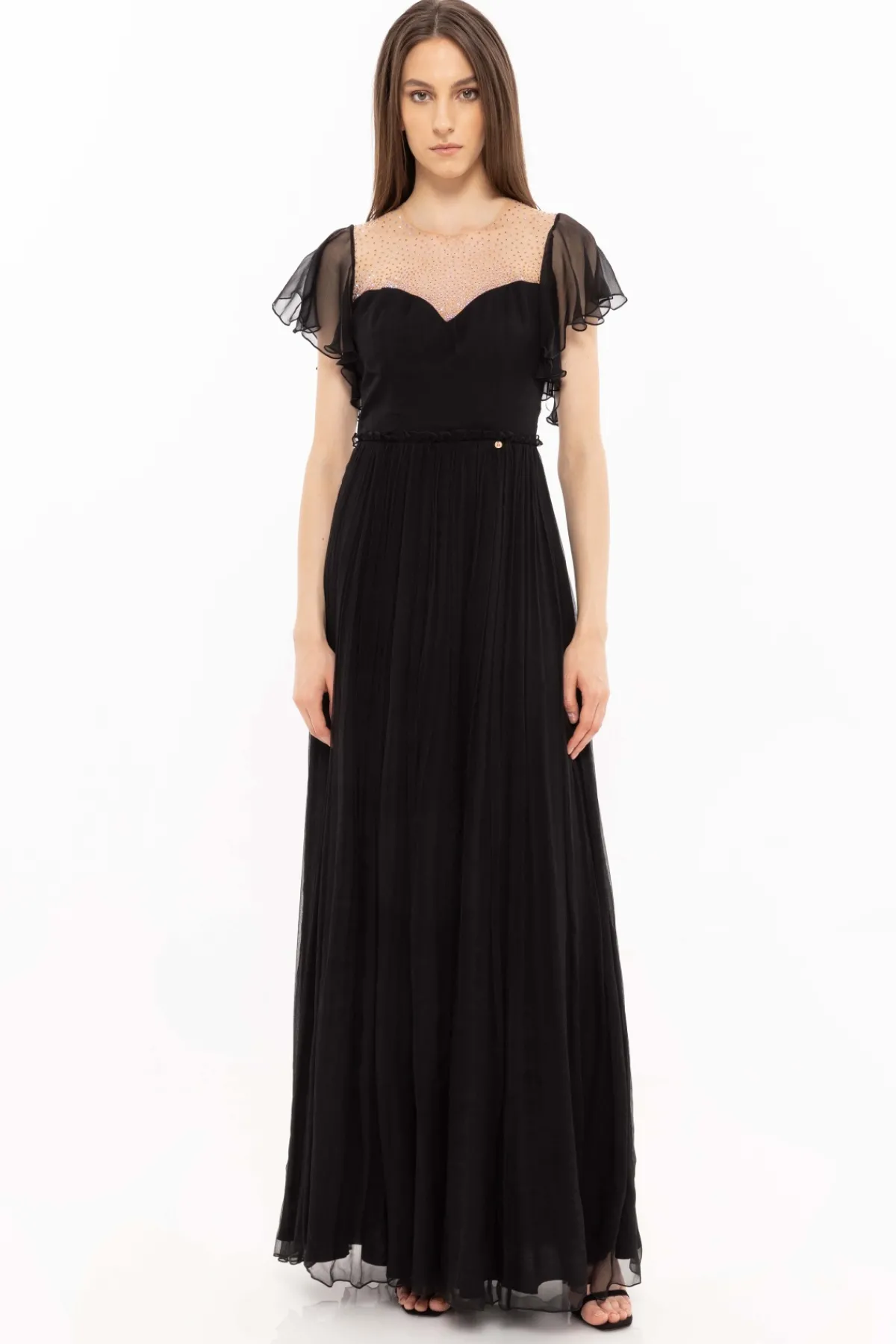 Hot Crystal-embellished silk dress Dresses