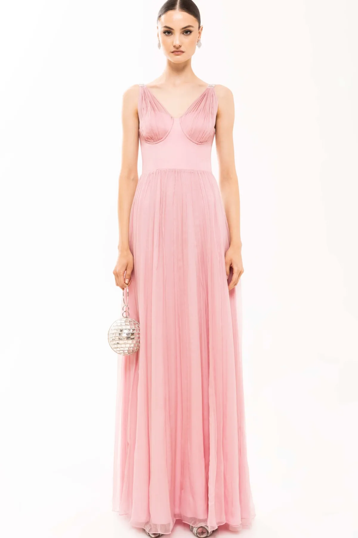 Store Crystal-embellished silk dress Dresses