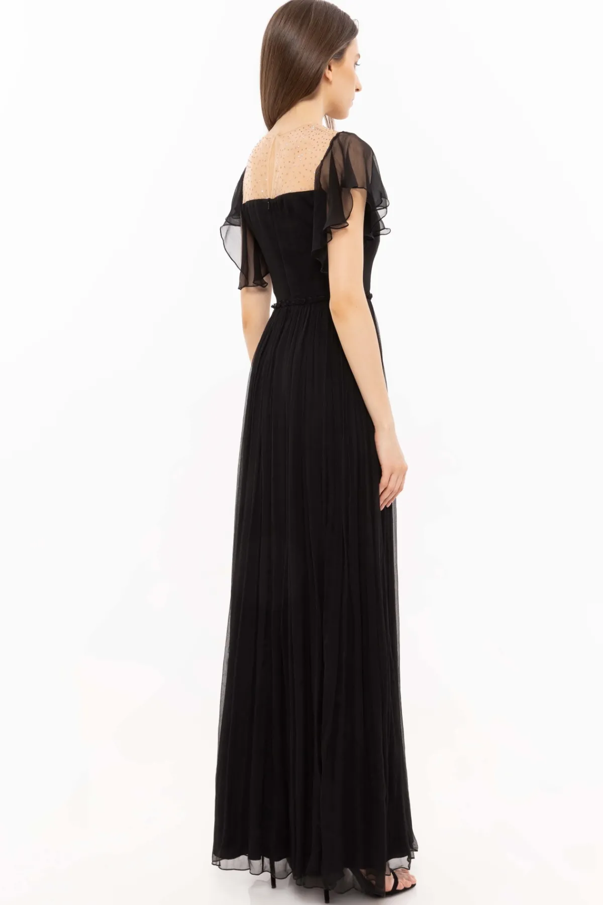 Hot Crystal-embellished silk dress Dresses