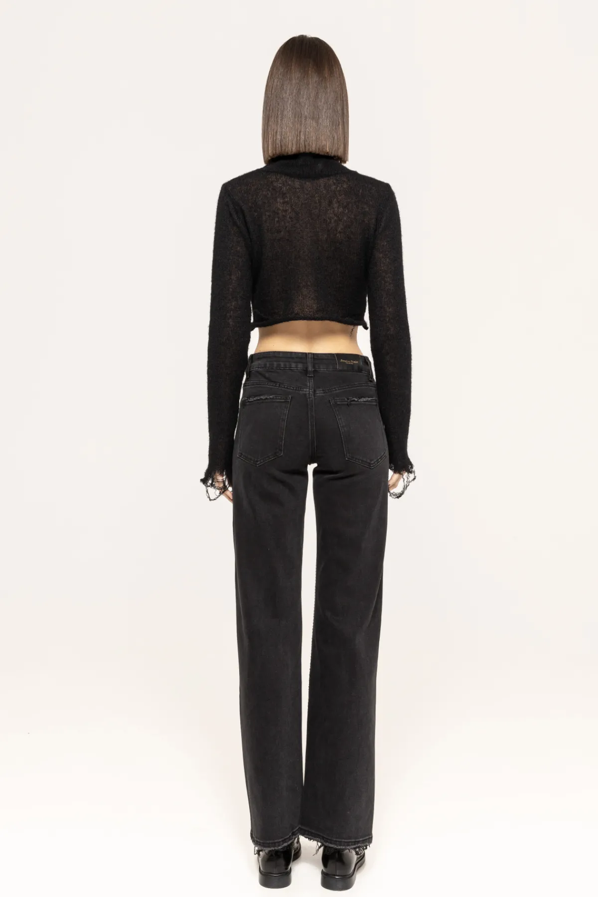 Fashion Crystal-embellished straight jeans Denim | Pants
