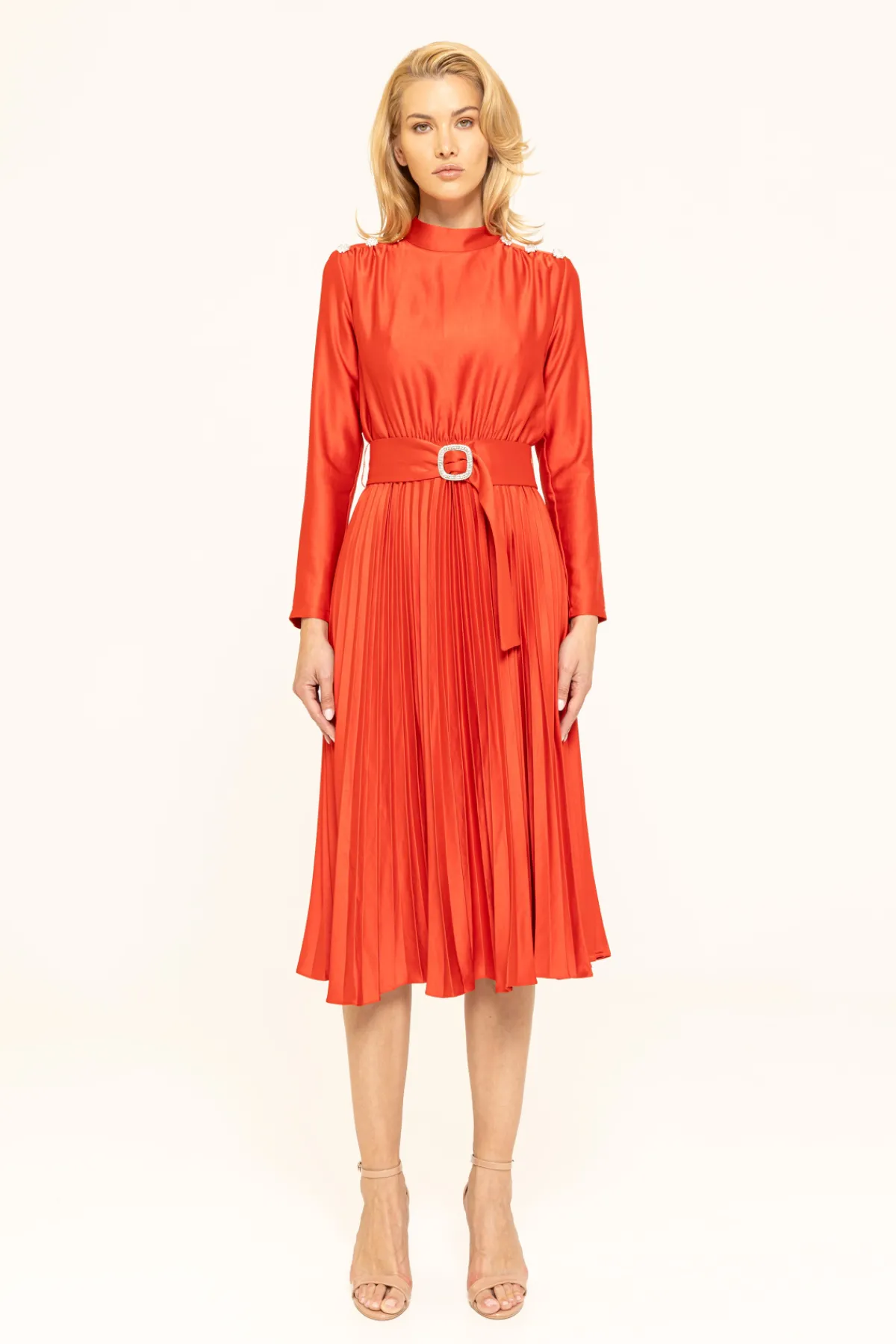Online Crystal-embellished viscose dress Dresses