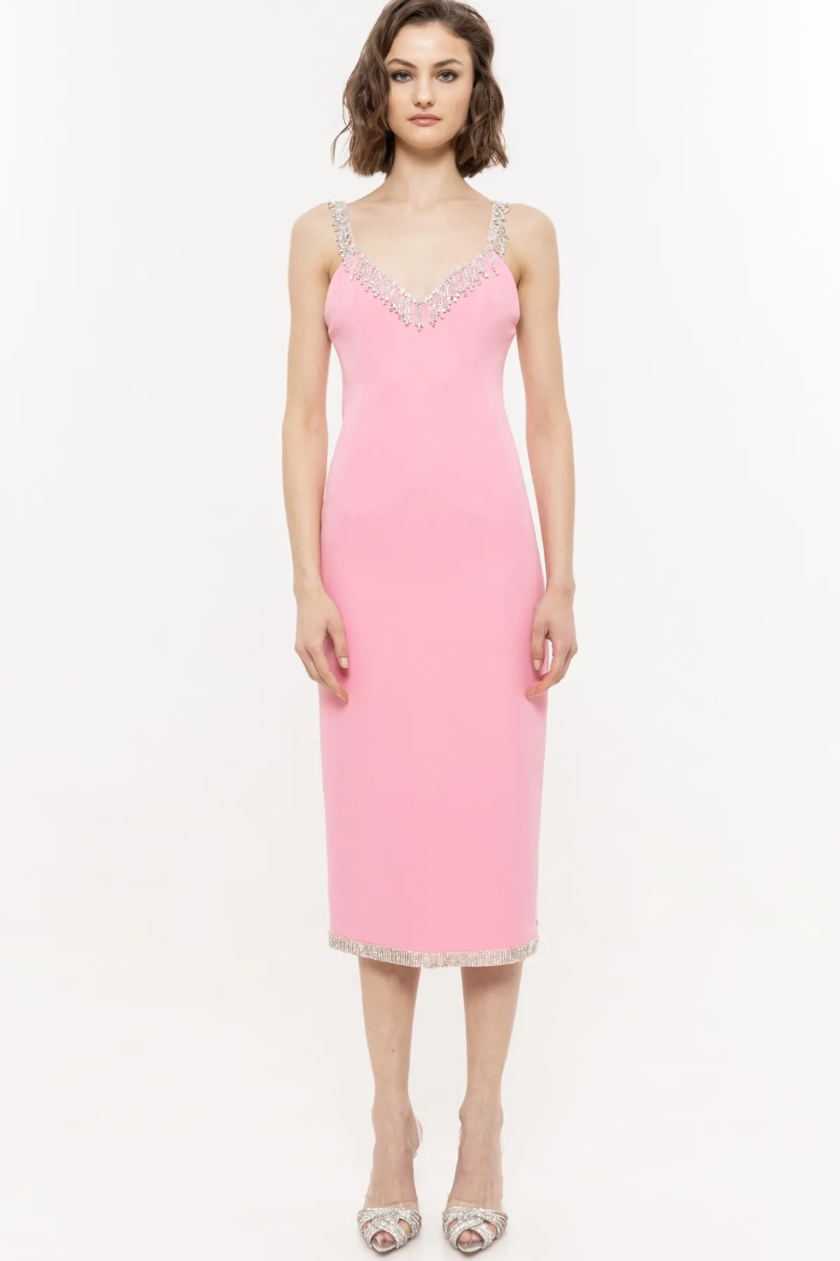 Outlet Crystal-trimmed bodycon dress Dresses