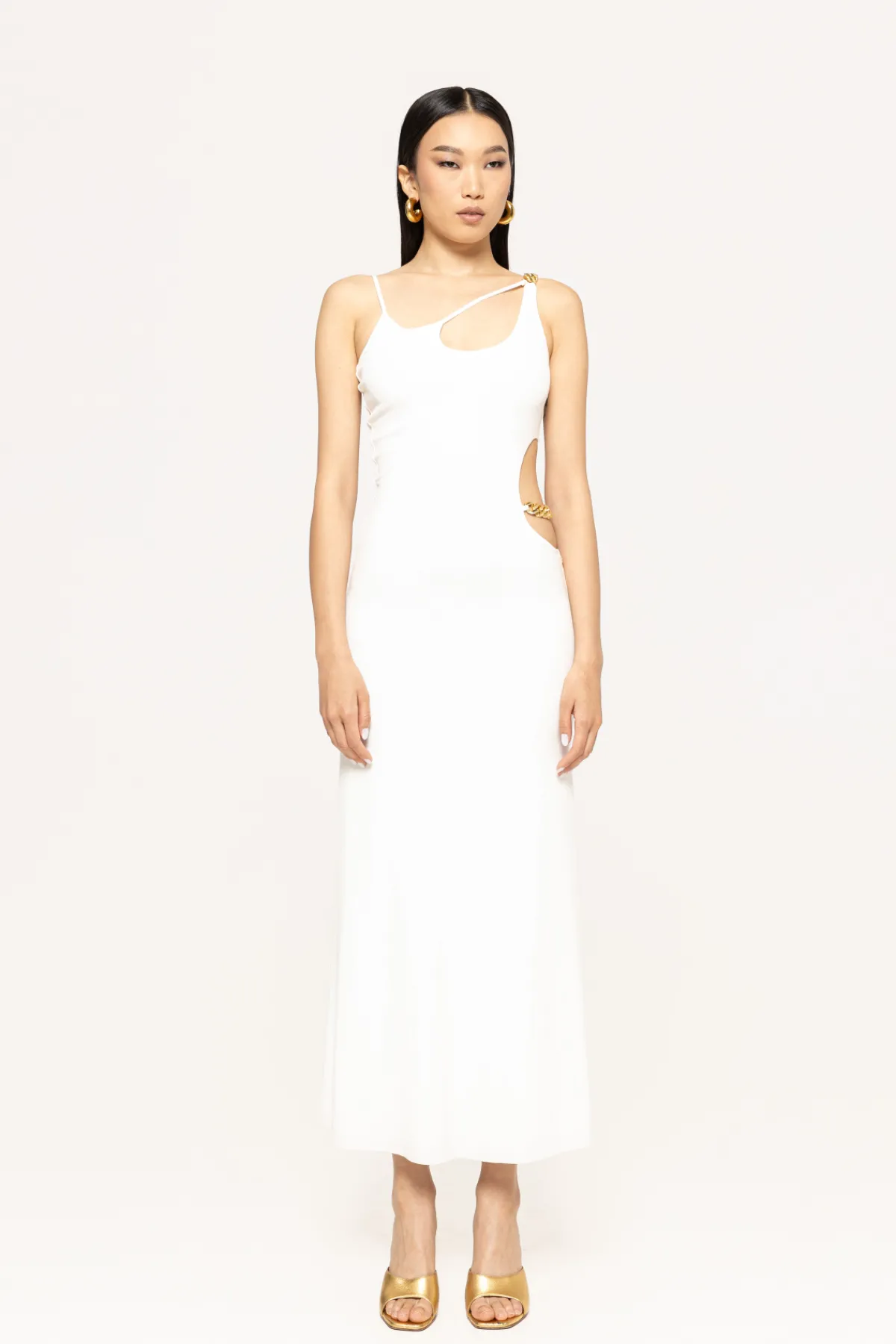 New Cut-out detail midi dress Dresses