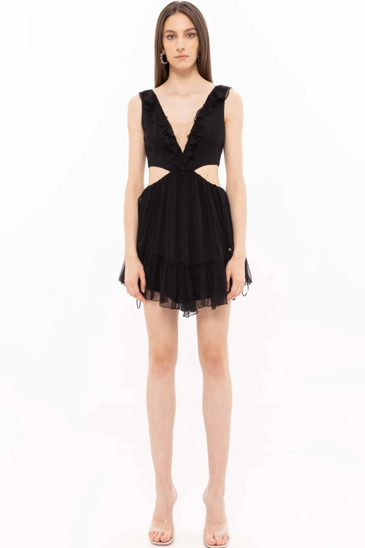 Discount Cut-out detail silk dress Dresses
