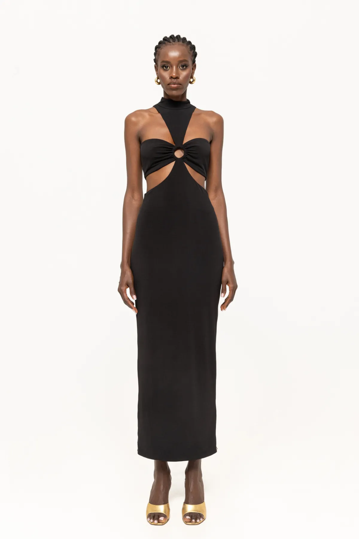 Shop Cut-out midi dress Dresses