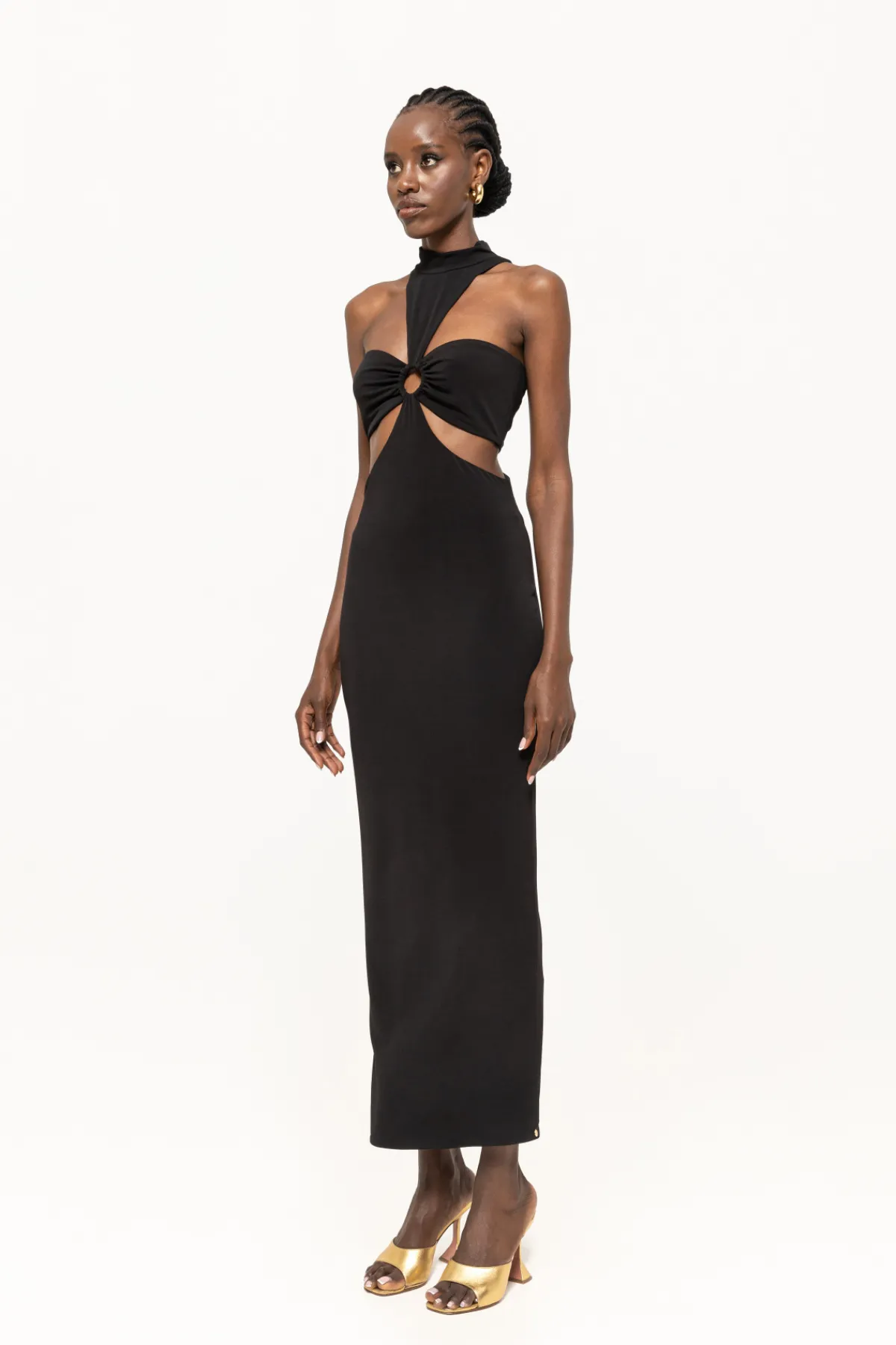 Shop Cut-out midi dress Dresses