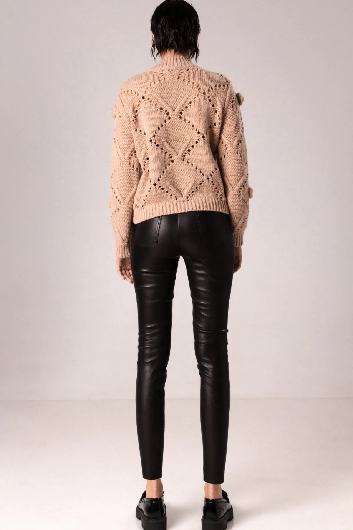 Fashion 3D-knit jumper Knitwear