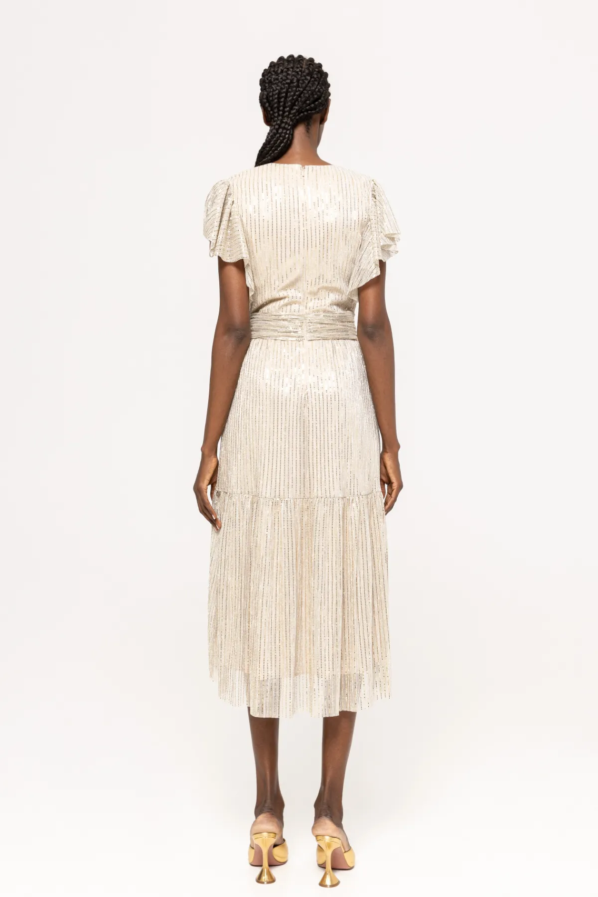 Online Embelished tulle midi dress Dresses