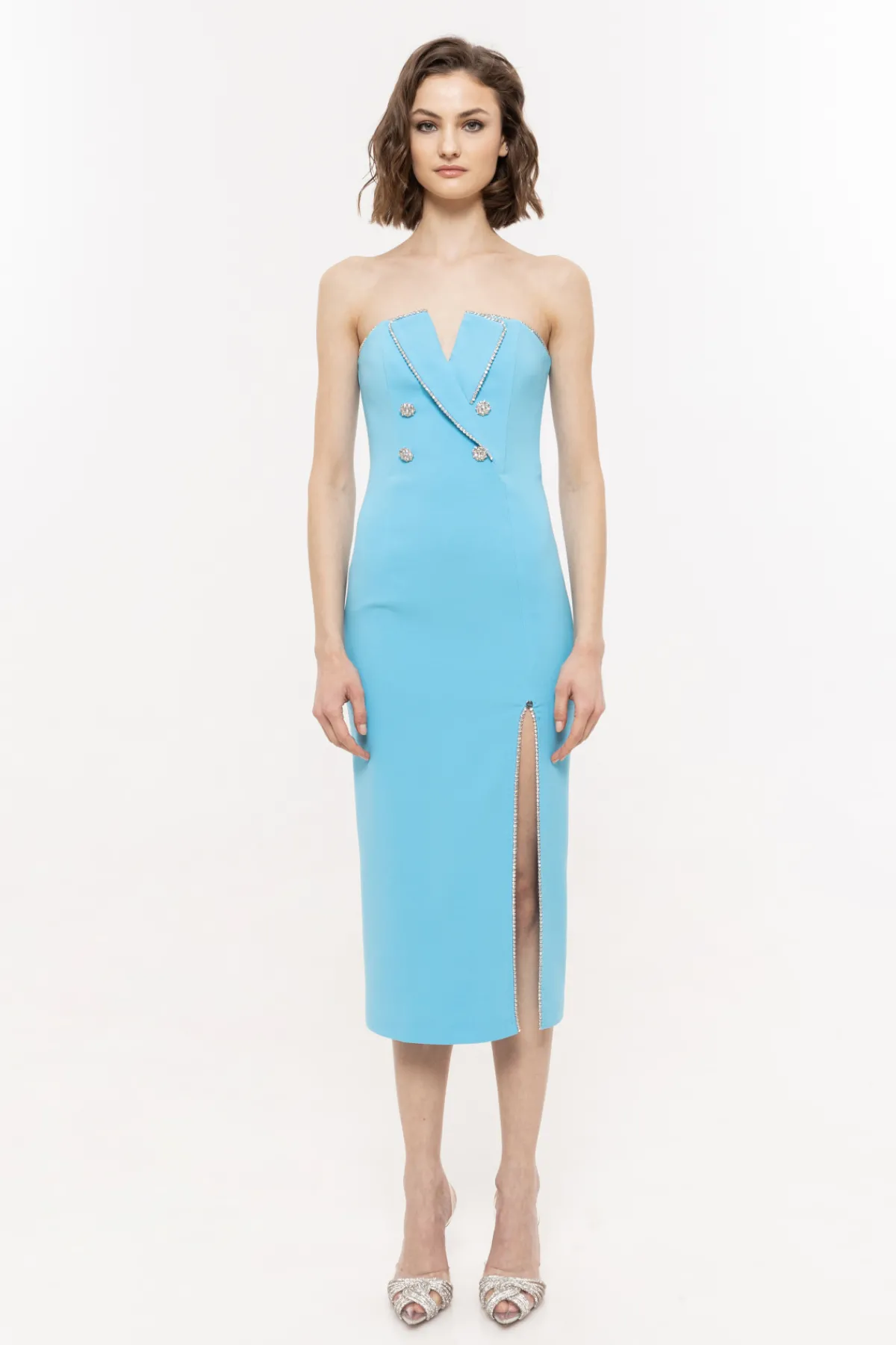 Shop Embellished bodycon dress Dresses