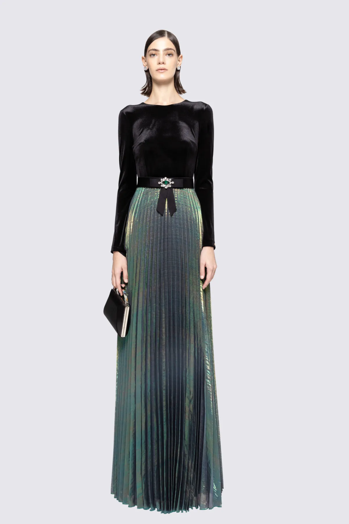Online Embellished chiffon lamé dress Dresses