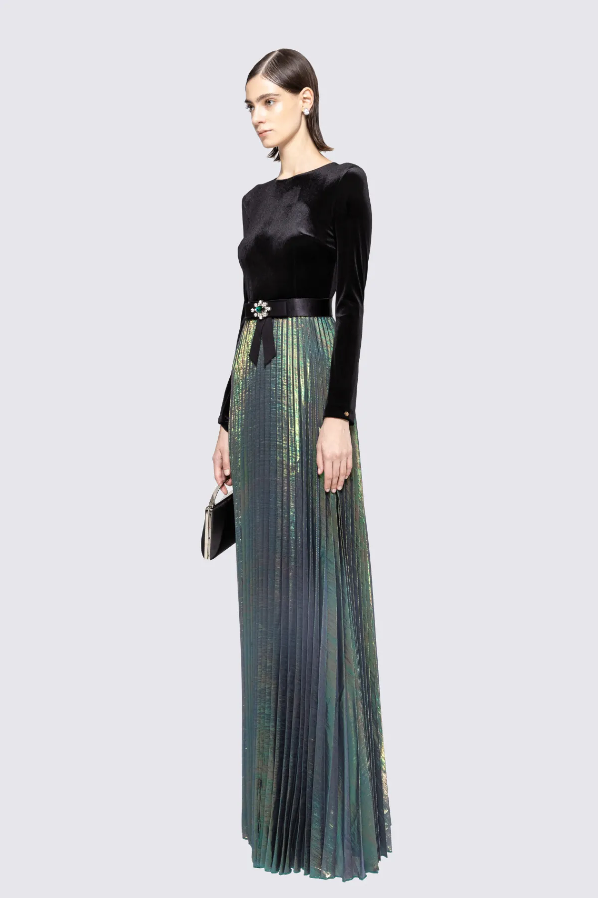 Online Embellished chiffon lamé dress Dresses