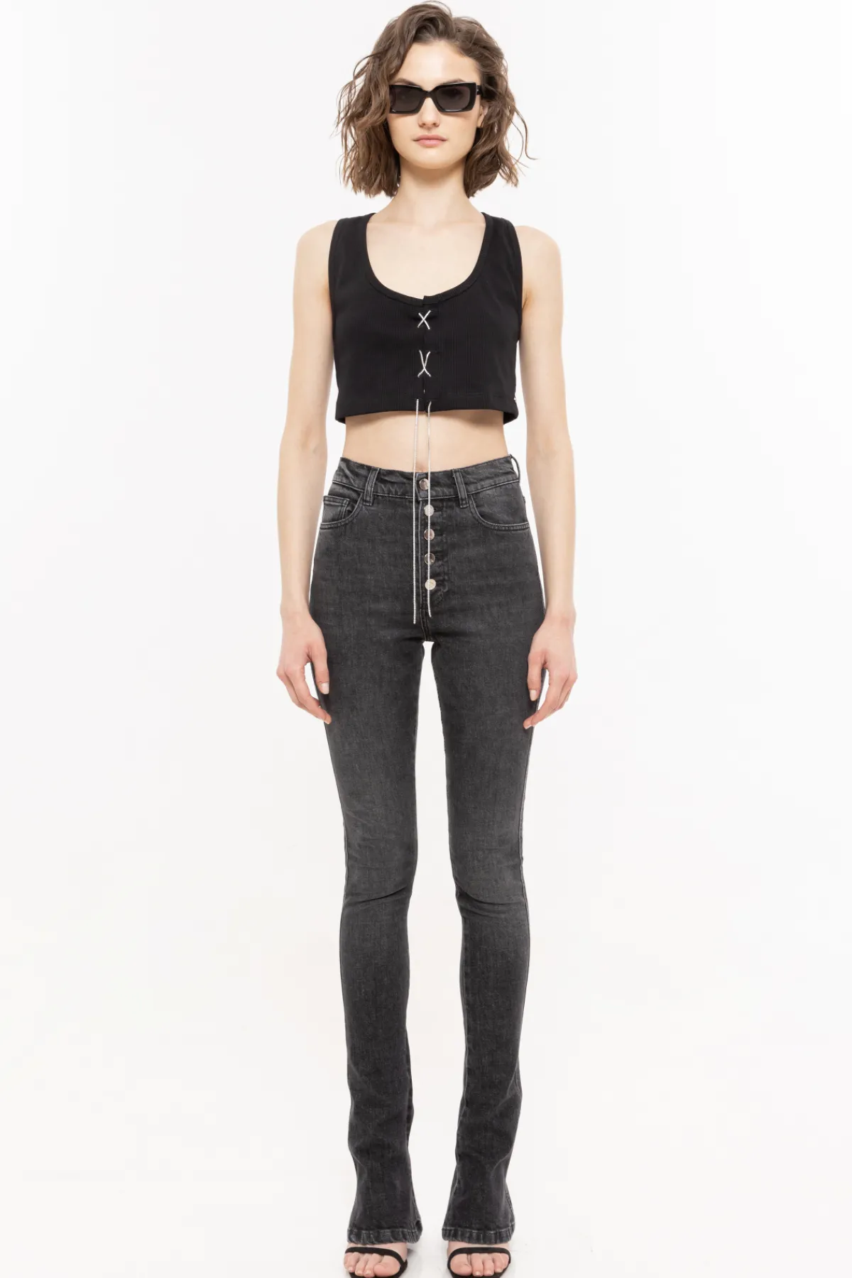 Store Embellished crop top Tops