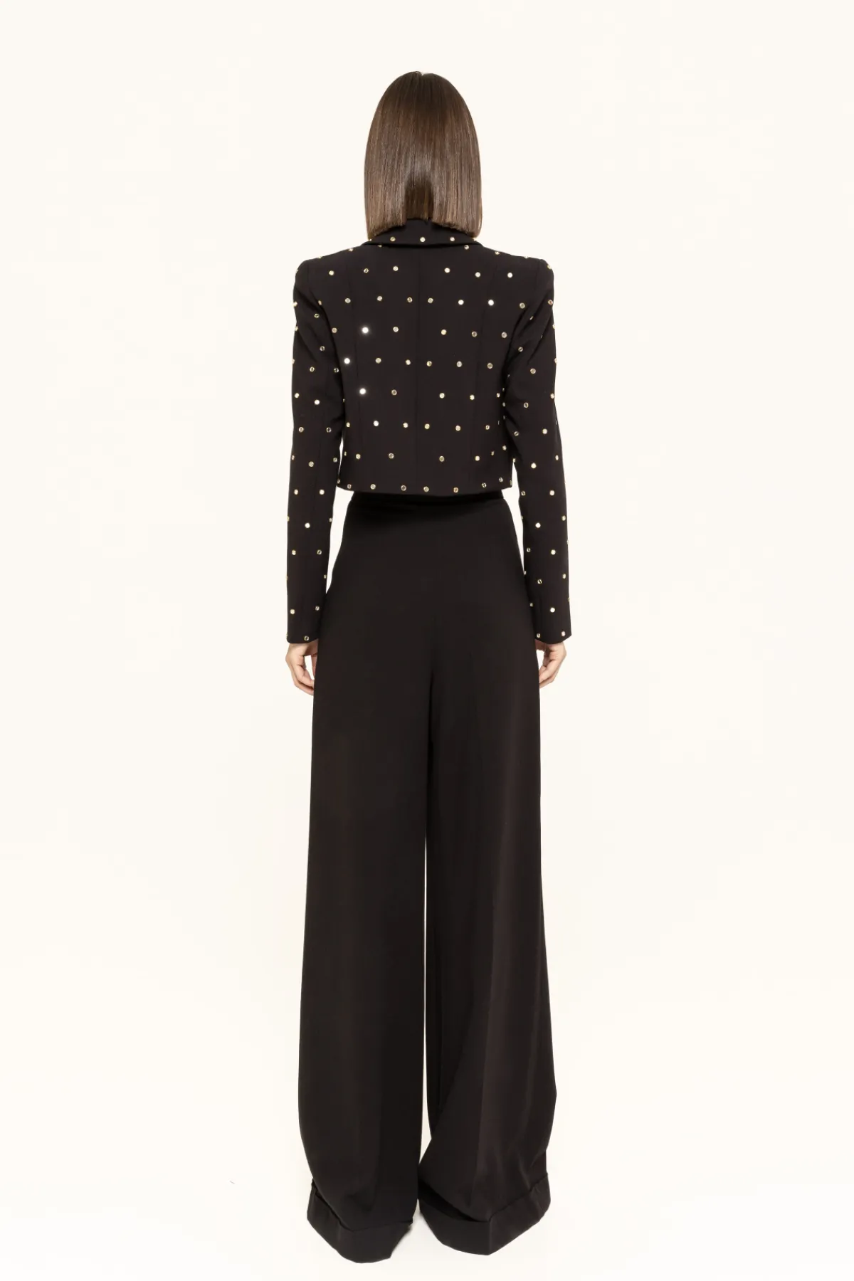 Shop Embellished cropped blazer Jackets