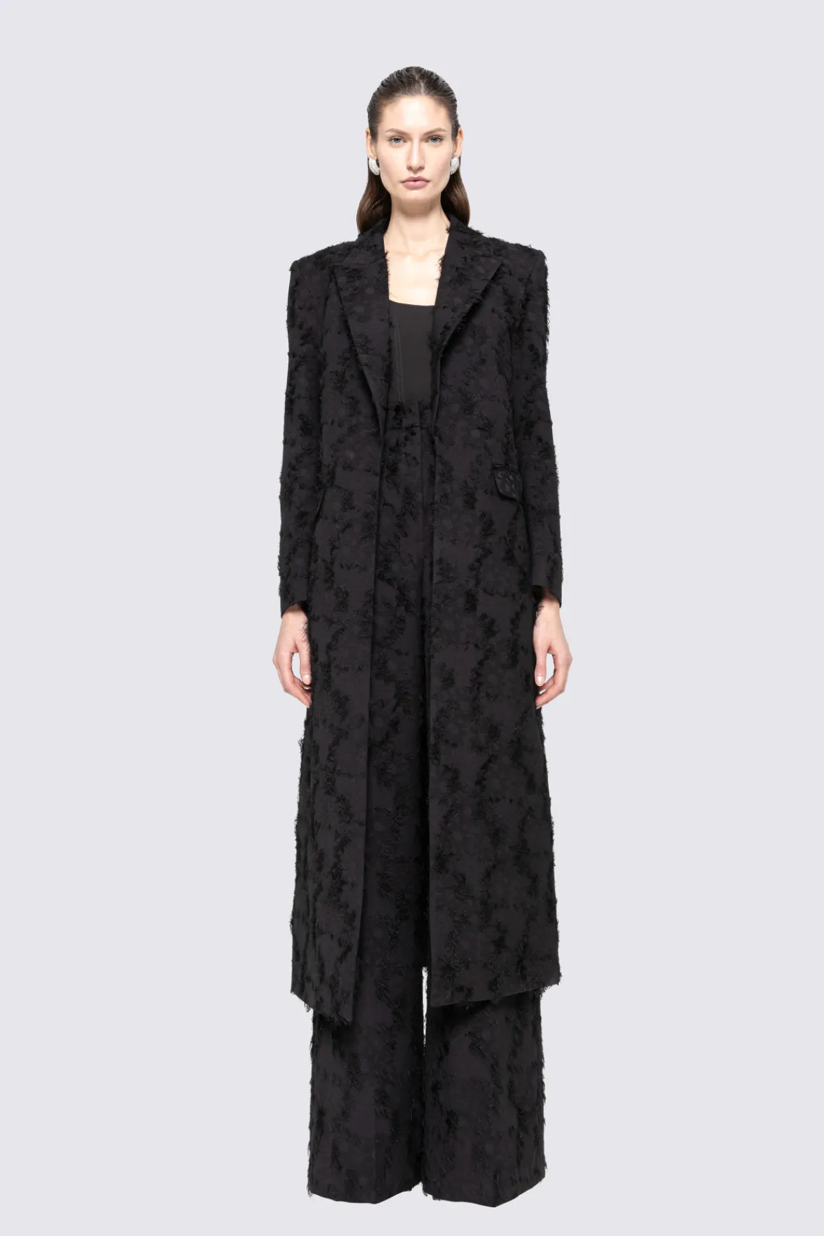 Cheap Embellished jaquard coat Coats