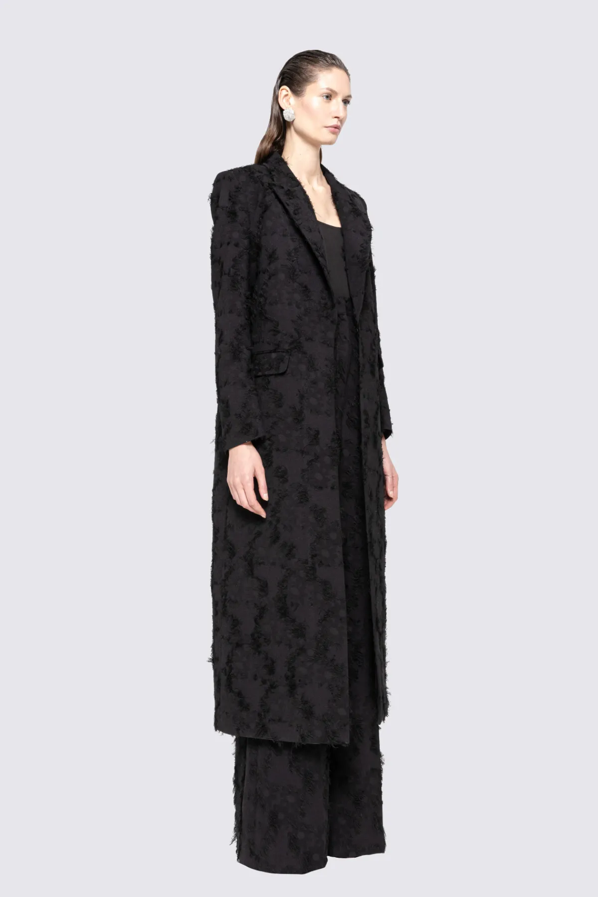Cheap Embellished jaquard coat Coats